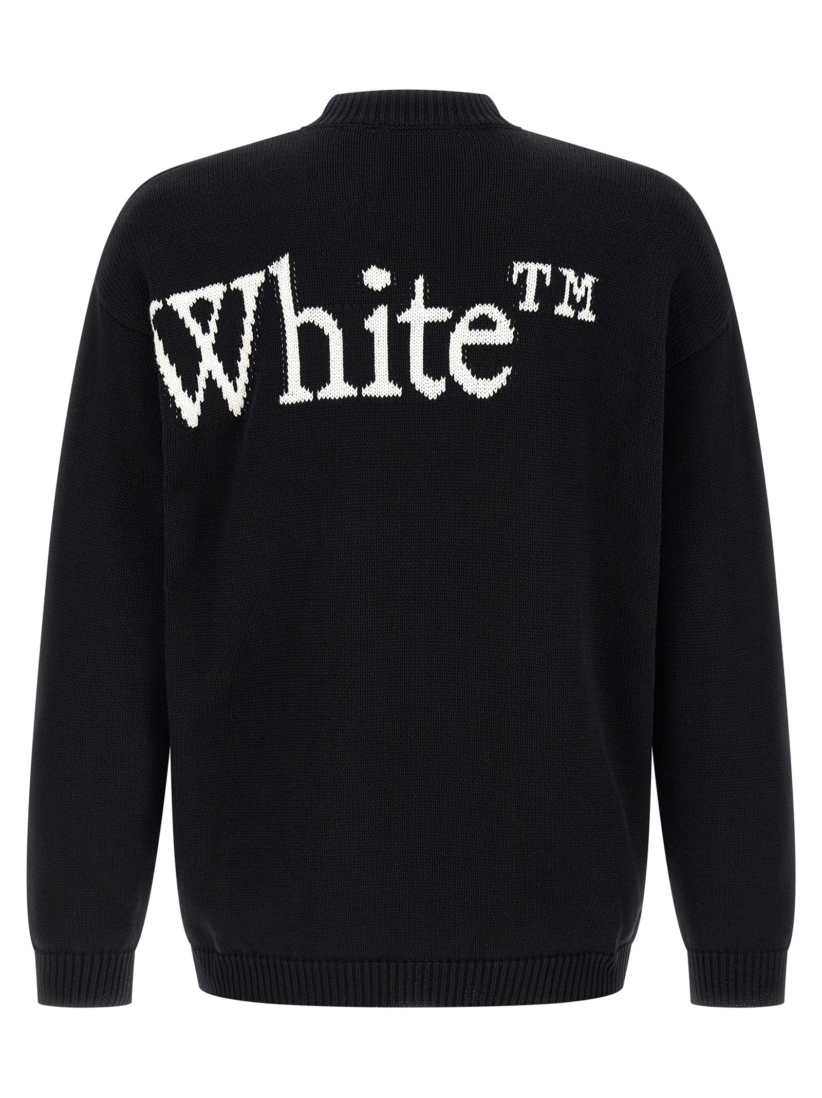 Off-White Bicolor Cotton Cardigan Off-White