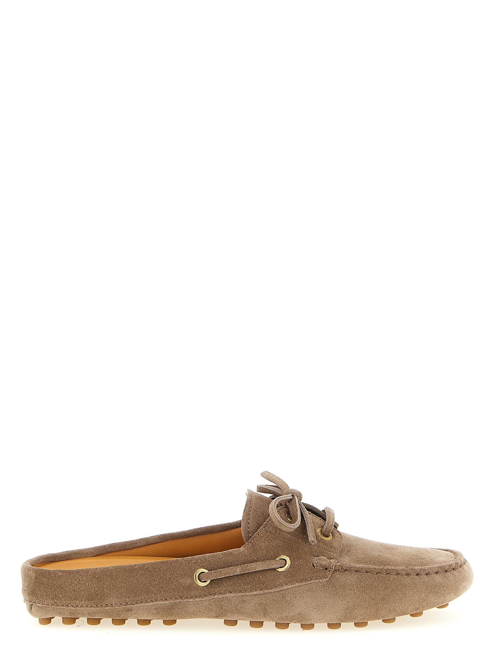 Tod's Beige Calfskin Flats Tod's