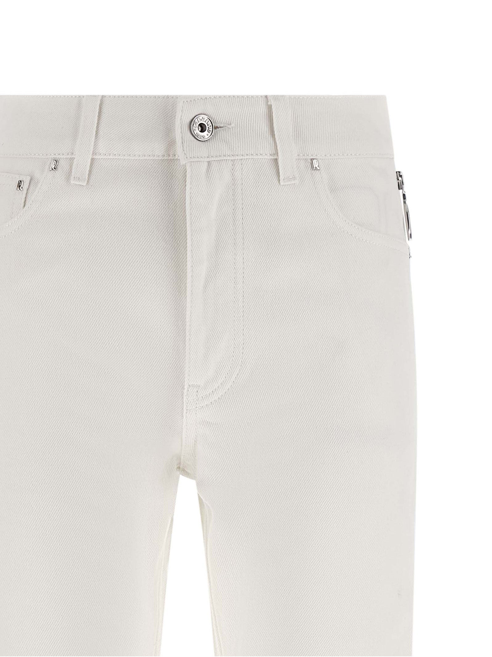 Paco Rabanne White Cotton Jeans Denim Paco Rabanne