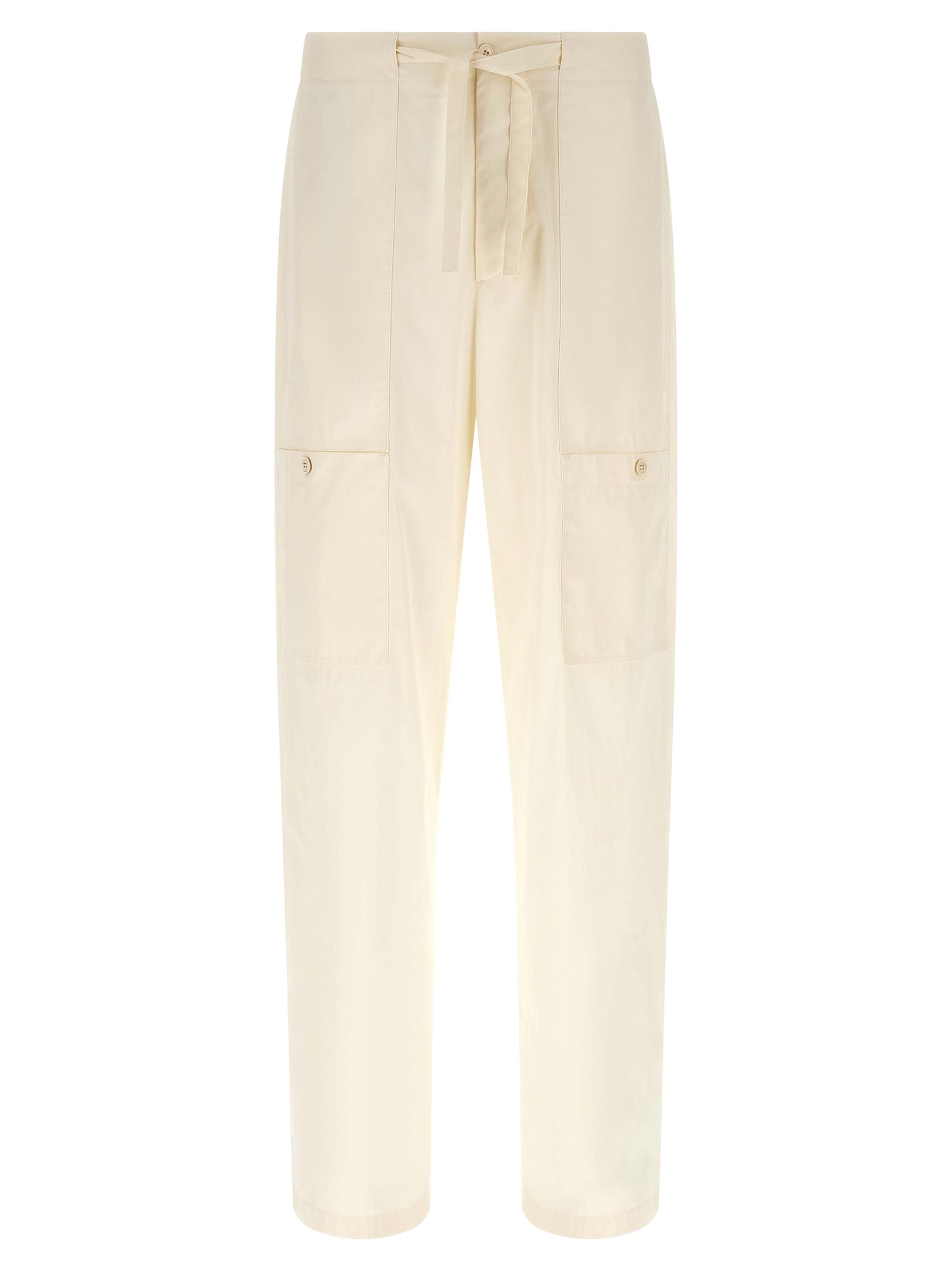 Jil Sander Beige Cotton Cargo Pants Jil Sander