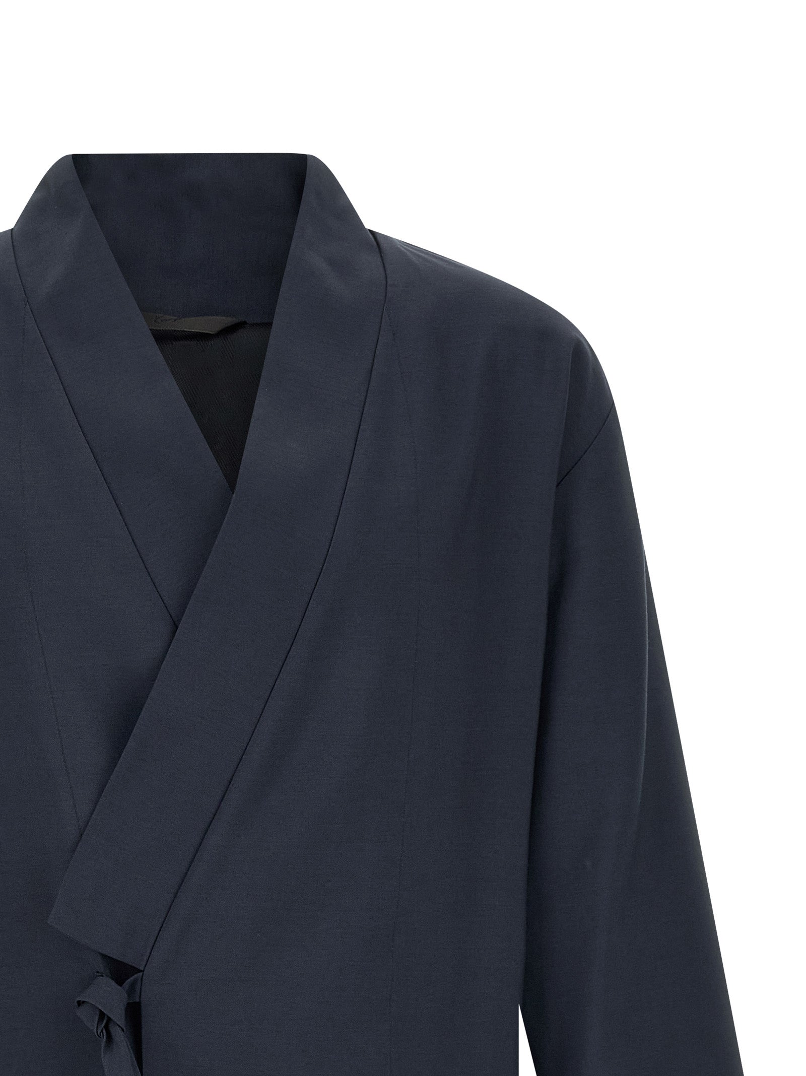 Kenzo Blue Viscose Blazer Kenzo