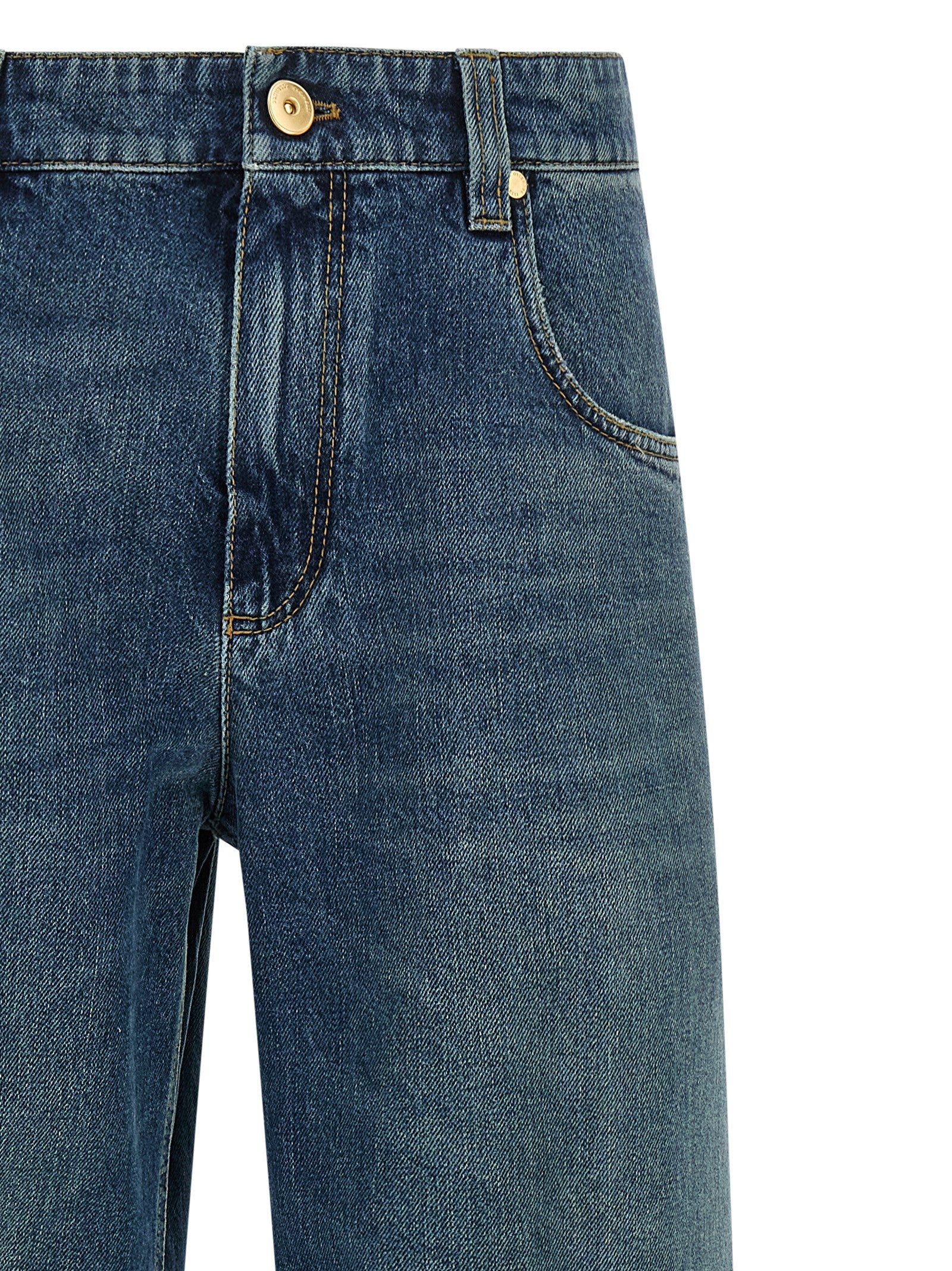 Brunello Cucinelli Blue Cotton Jeans Denim Brunello Cucinelli