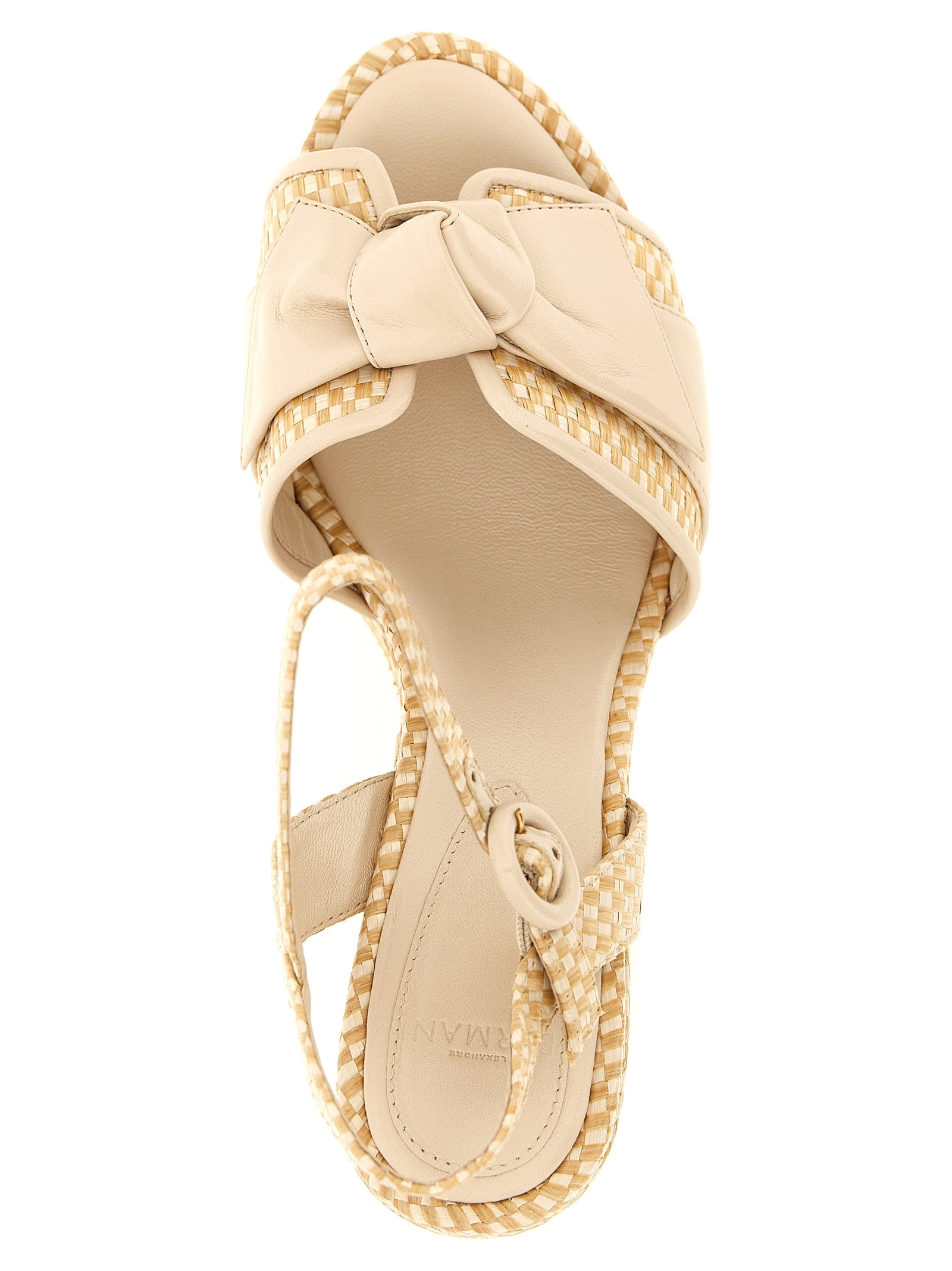 Alexandre Birman Beige Cowhide Stiletto Heel Sandals Alexandre Birman