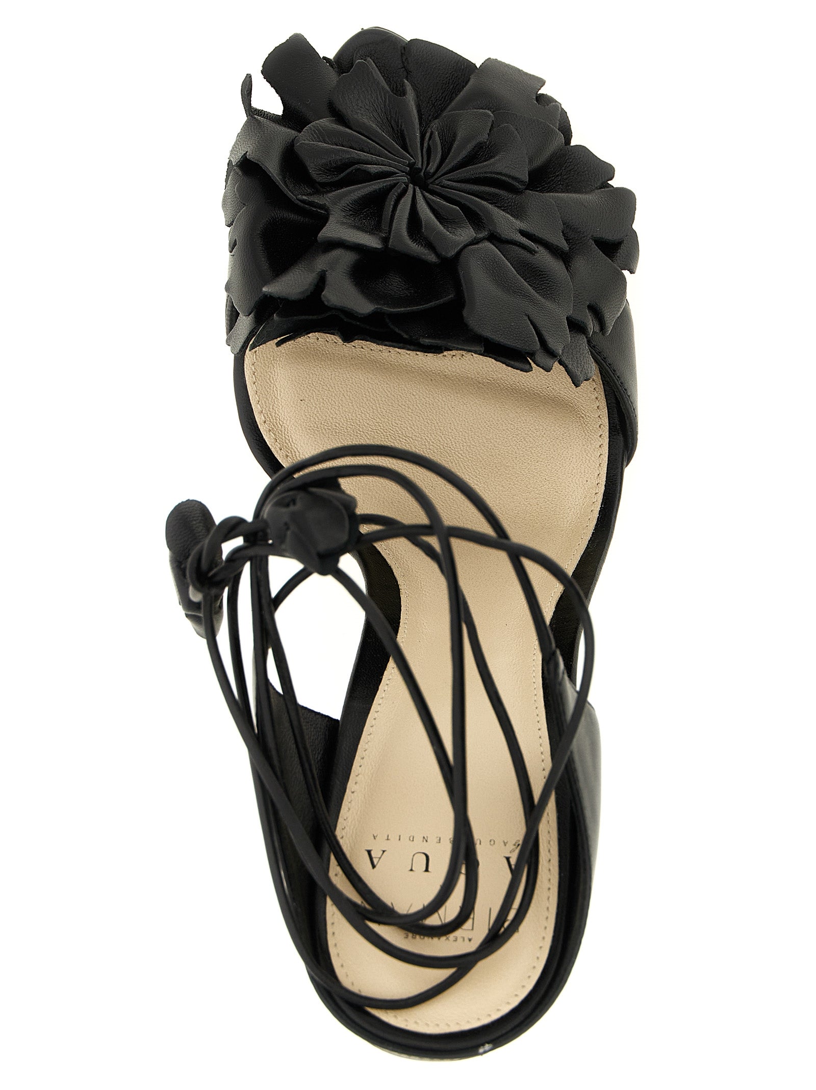 Alexandre Birman Black Cowhide Stiletto Heel Sandals Alexandre Birman