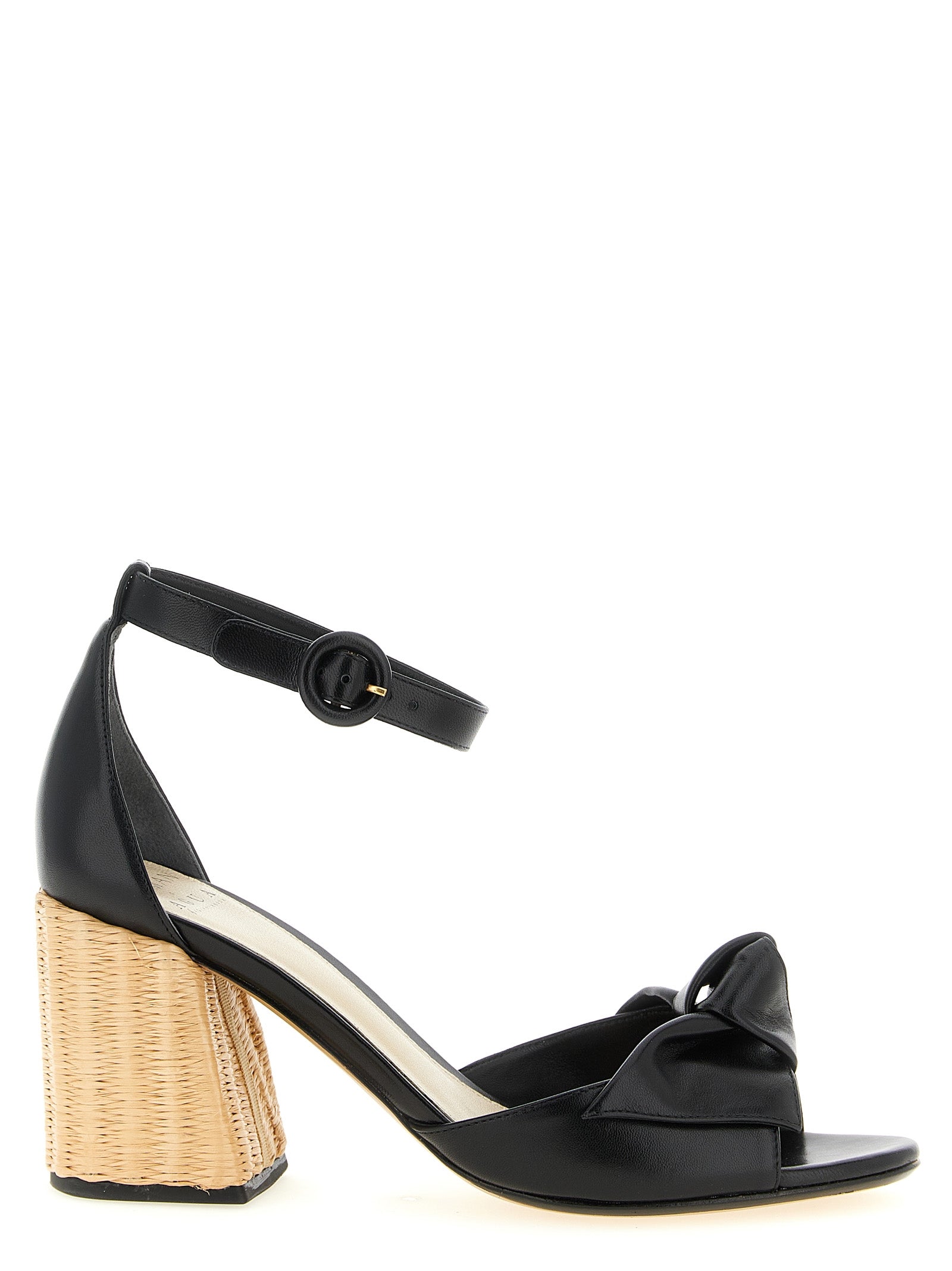 Alexandre Birman Black Cowhide Stiletto Heel Sandals Alexandre Birman