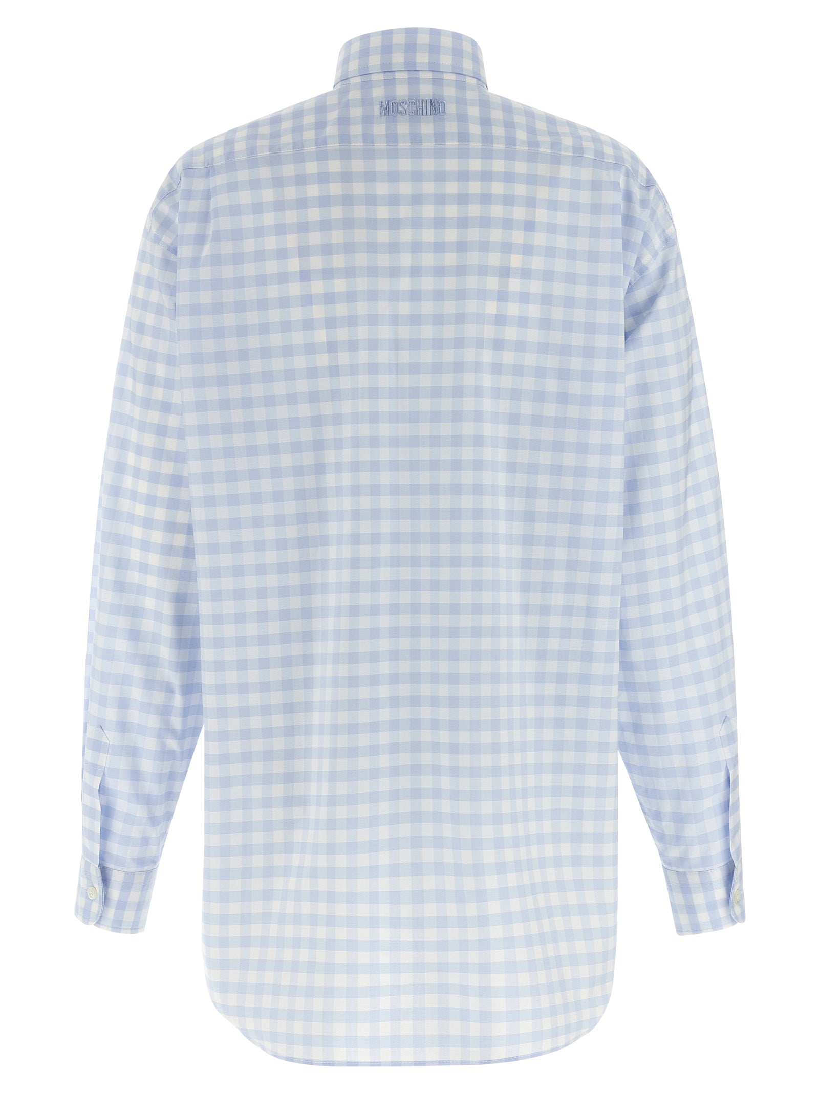 Moschino Blue Cotton Blouse Moschino