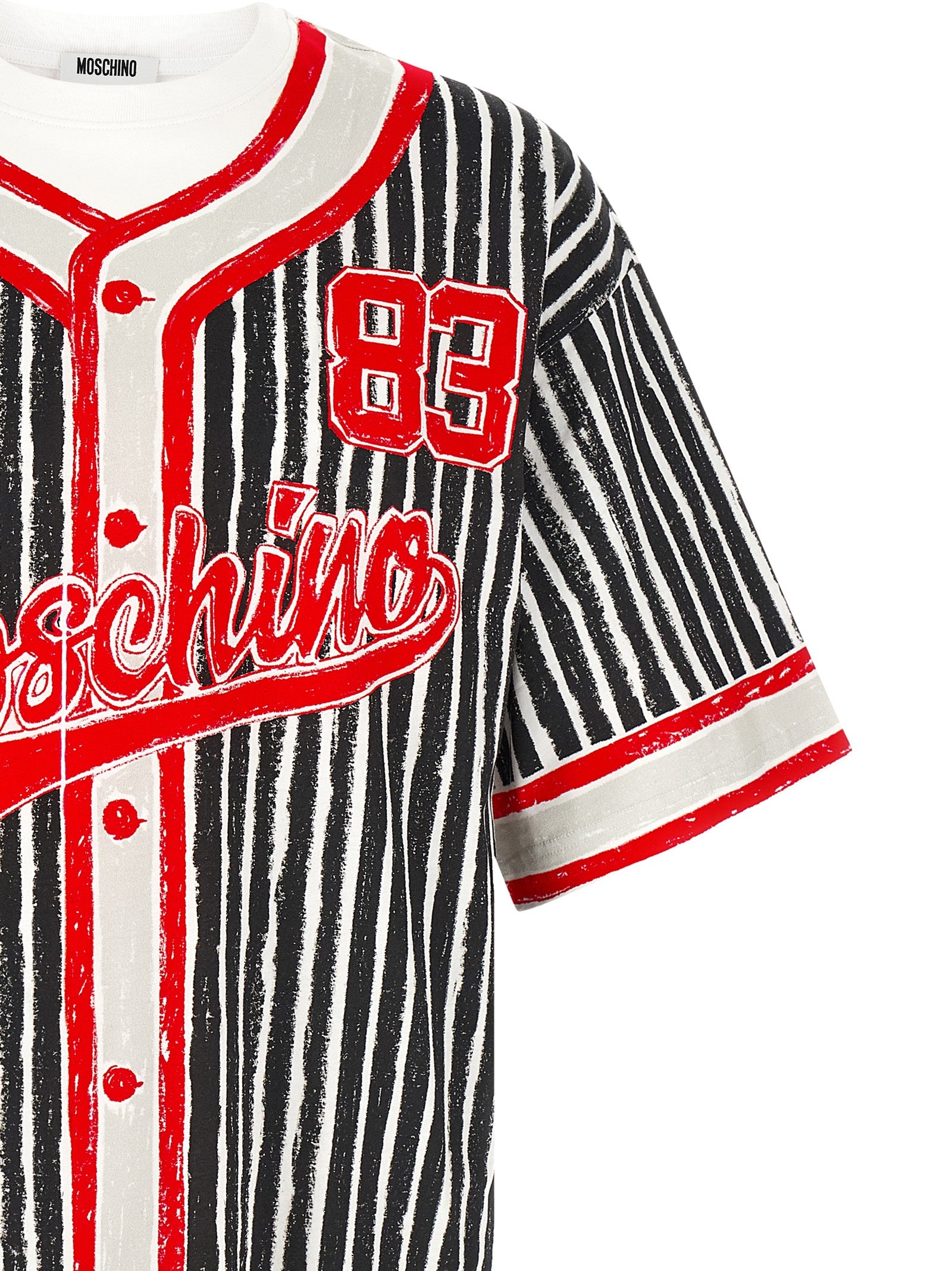 Moschino Multicolor Cotton Polo Shirt Moschino