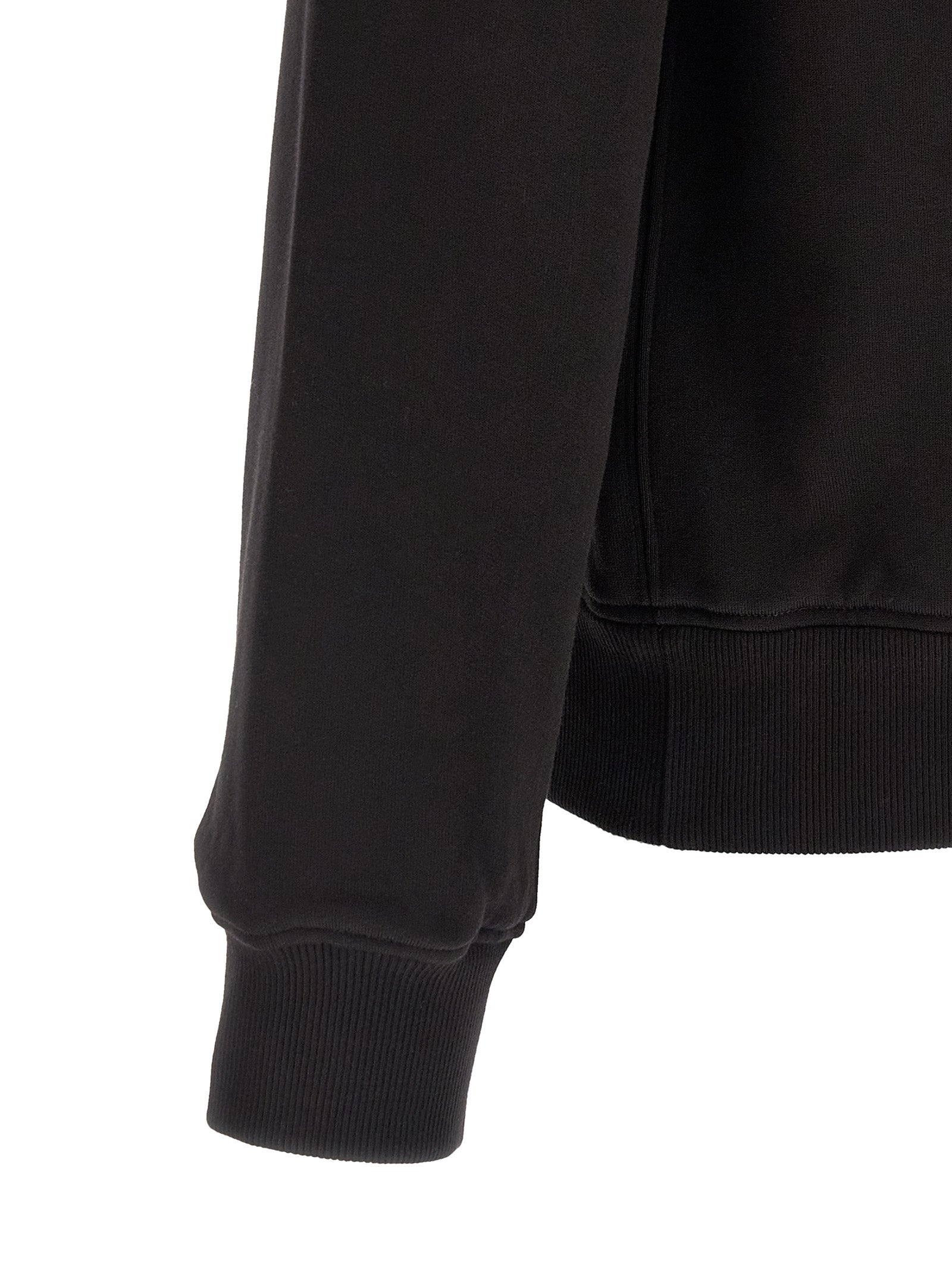 Dolce & Gabbana Black Cotton Sweatshirt Dolce & Gabbana