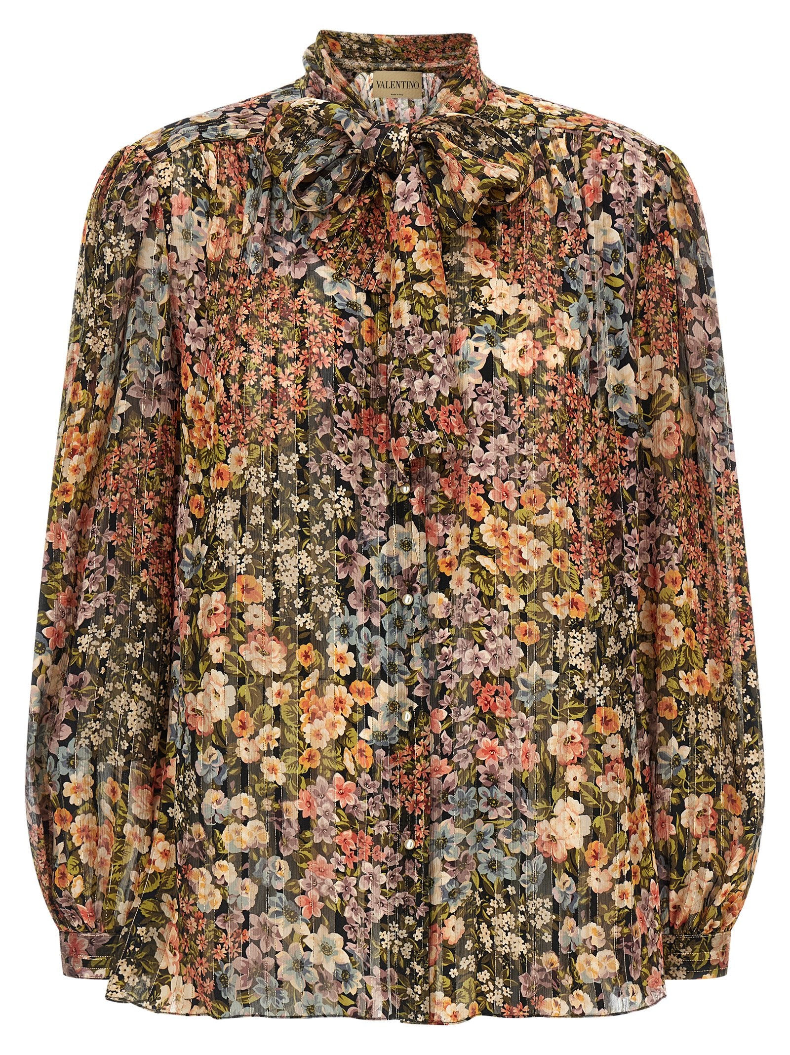 Valentino Garavani Multicolor Silk Blouse Valentino Garavani