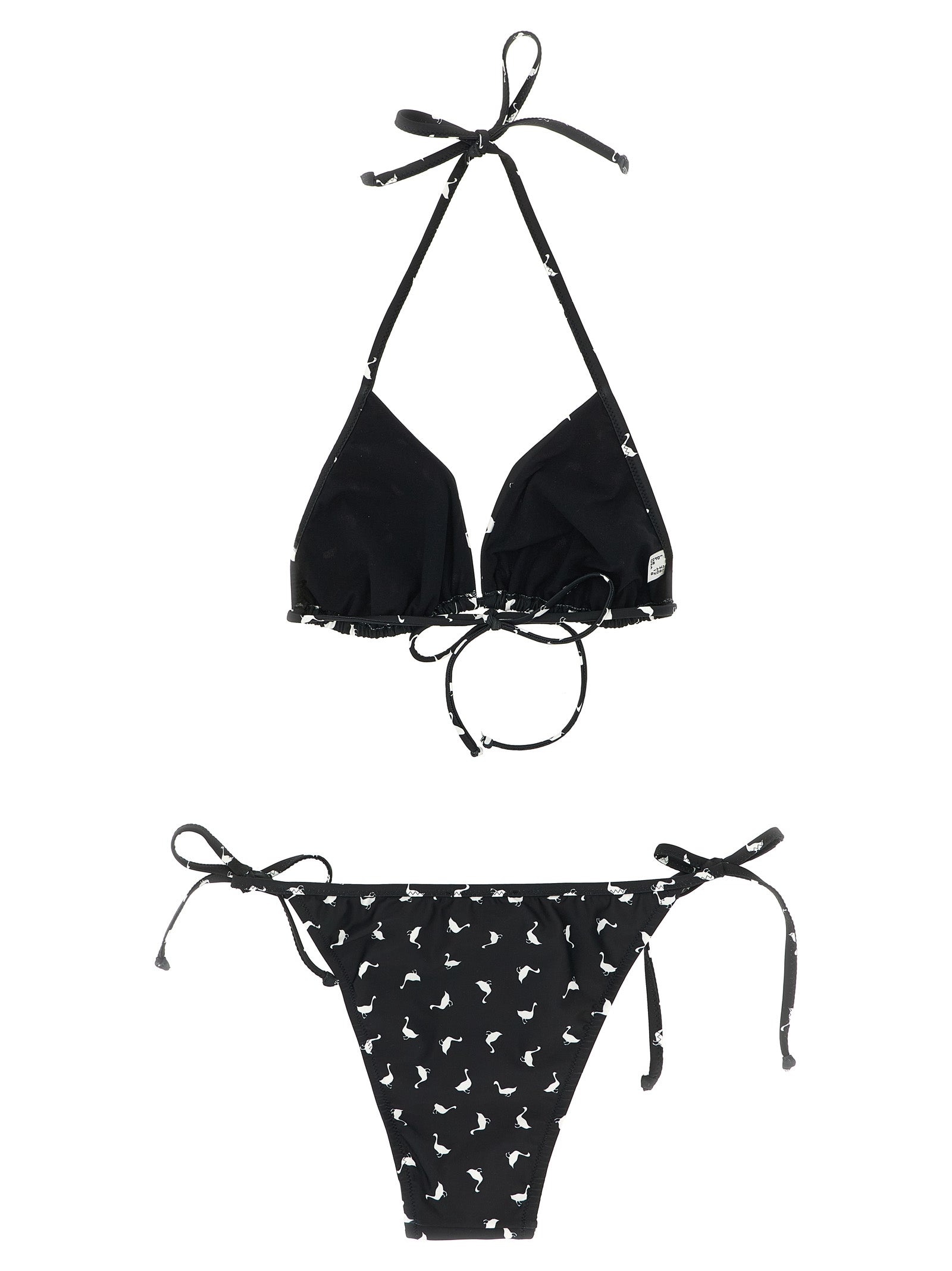 Moschino Bicolor Polyester Bikini Moschino
