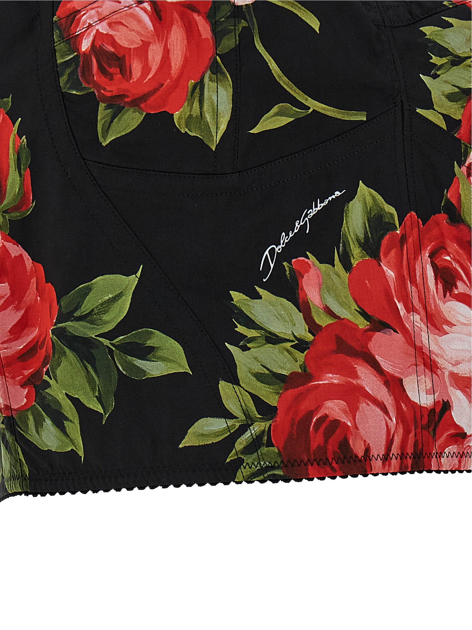 Dolce & Gabbana Black Cotton Tank Tops Dolce & Gabbana