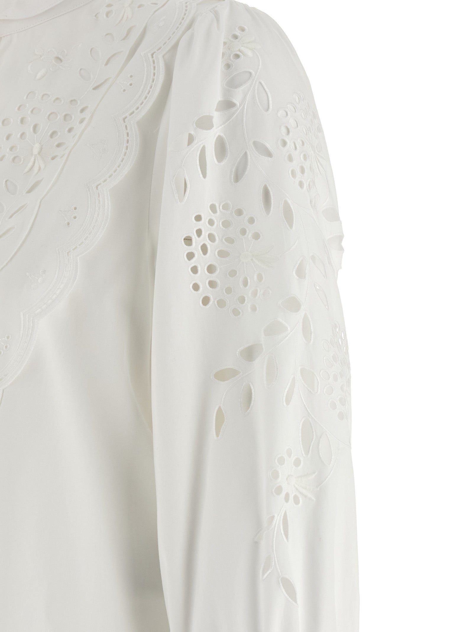 Valentino Garavani White Cotton Blouse Valentino Garavani