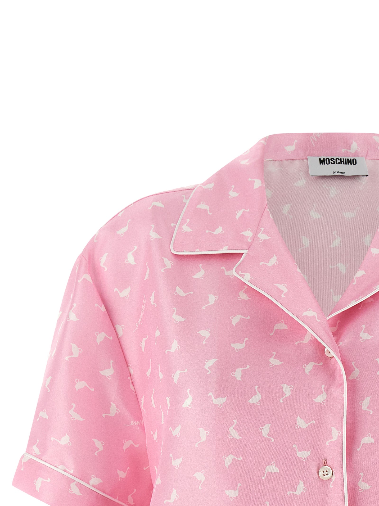 Moschino Multicolor Silk Blouse Moschino