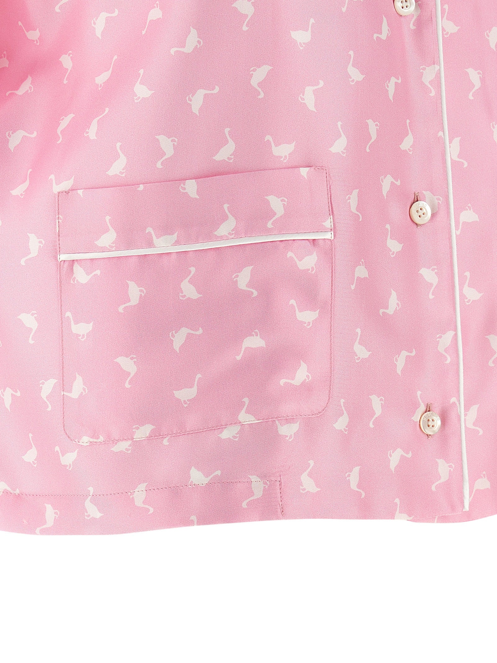 Moschino Multicolor Silk Blouse Moschino
