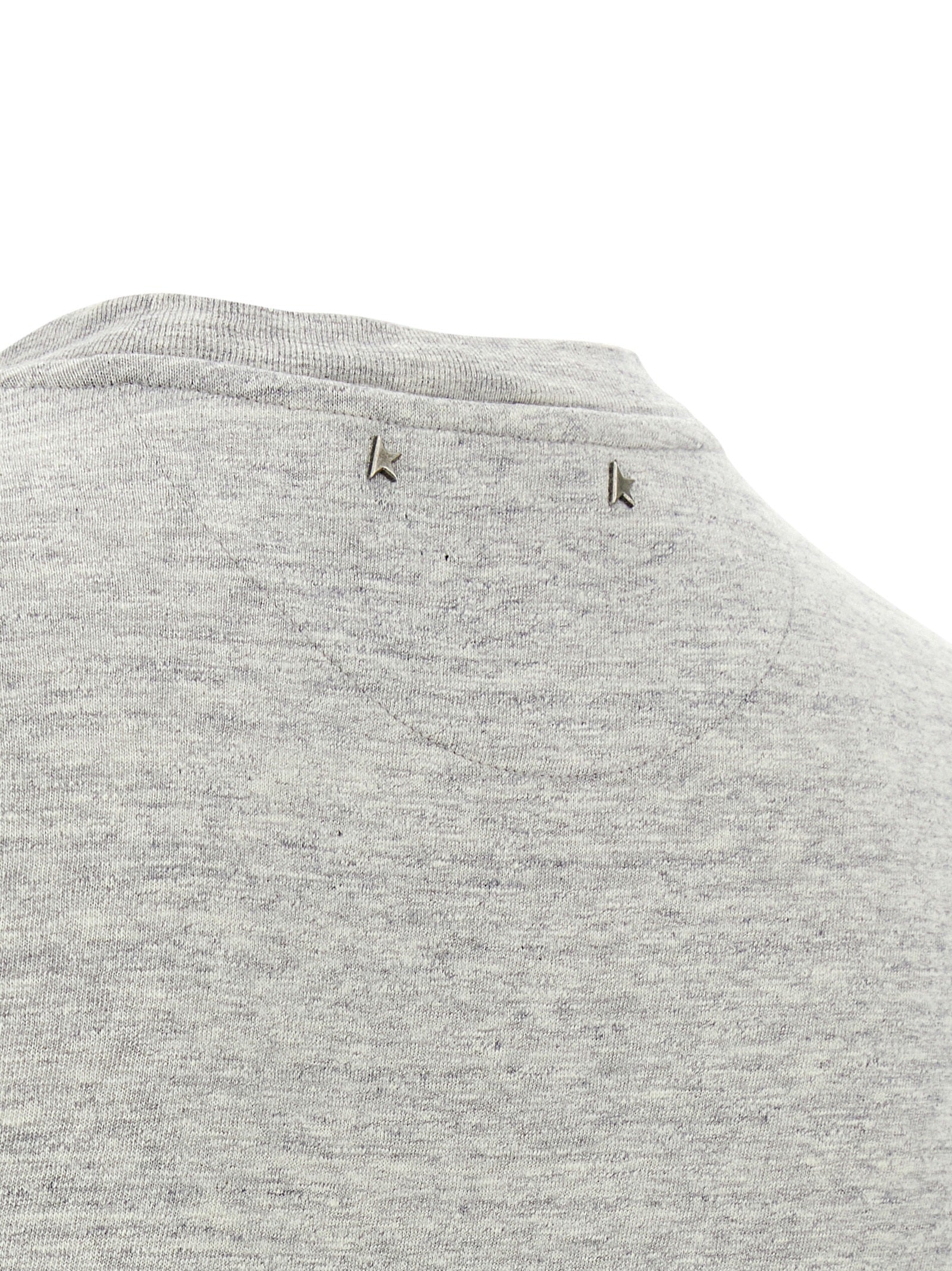 Golden Goose Gray Cotton T-Shirt Golden Goose