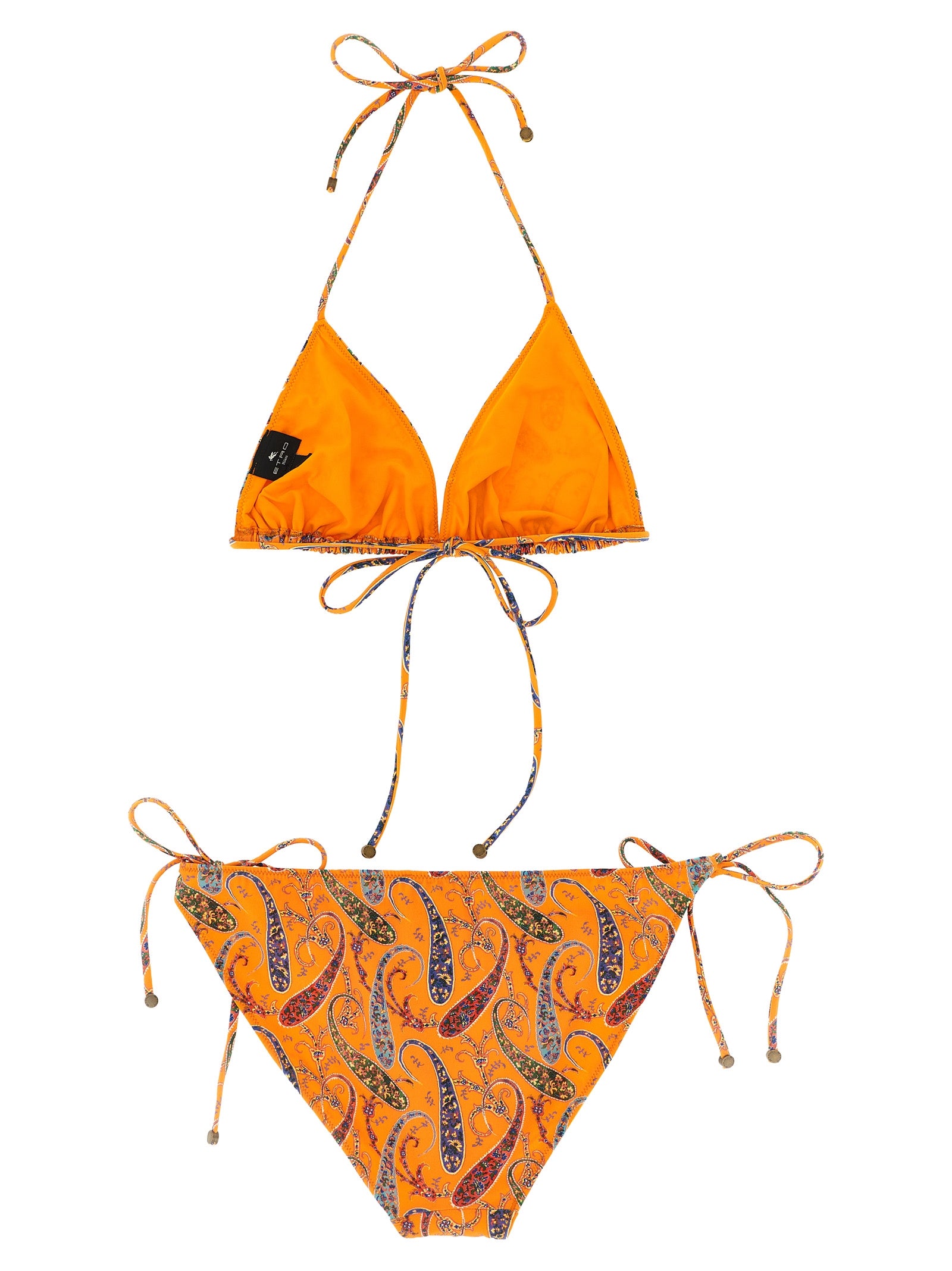 Etro Orange Polyamide Bikini Etro