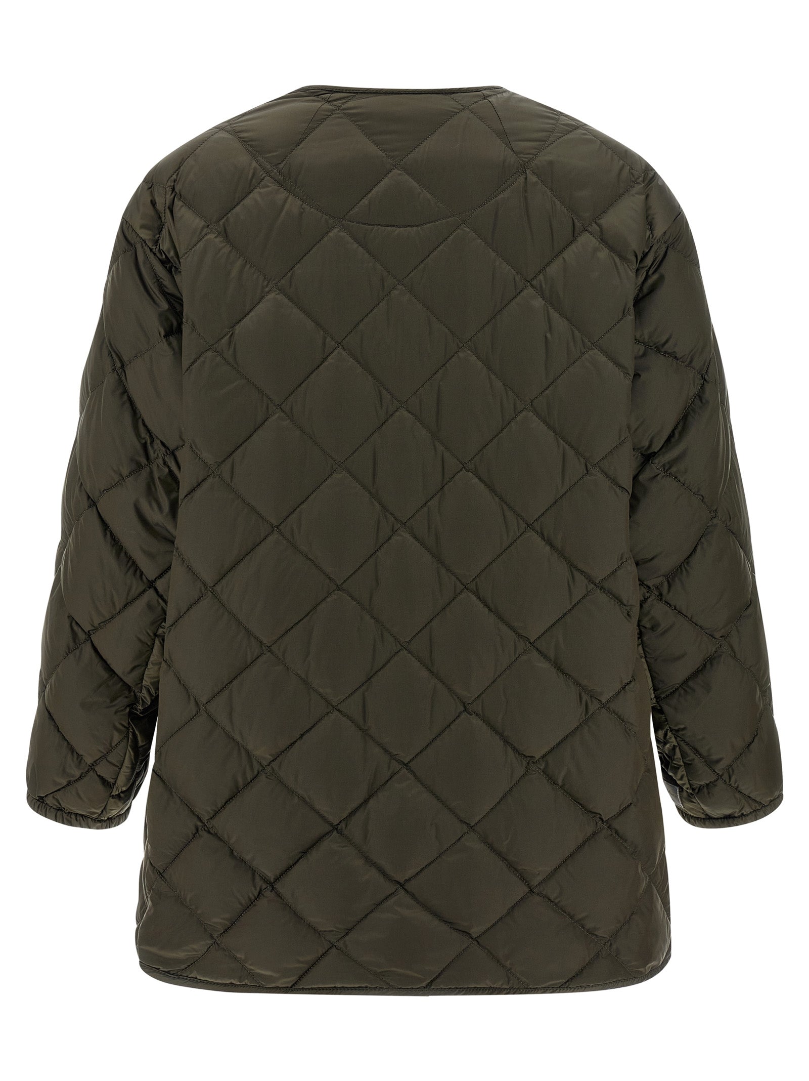 Max Mara Bicolor Polyamide Full-Length Jacket Max Mara