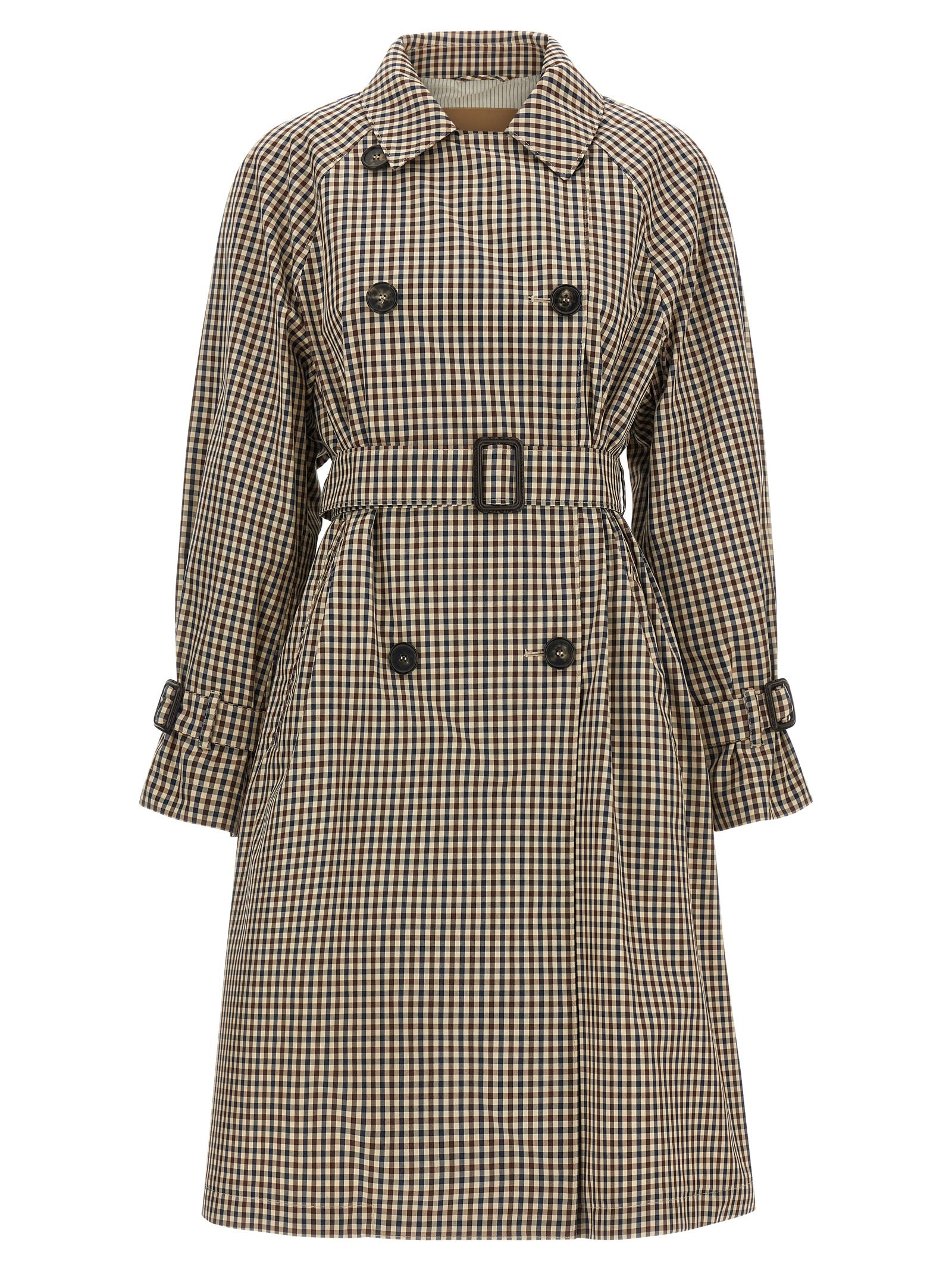 Max Mara Brown Cotton Coat Max Mara