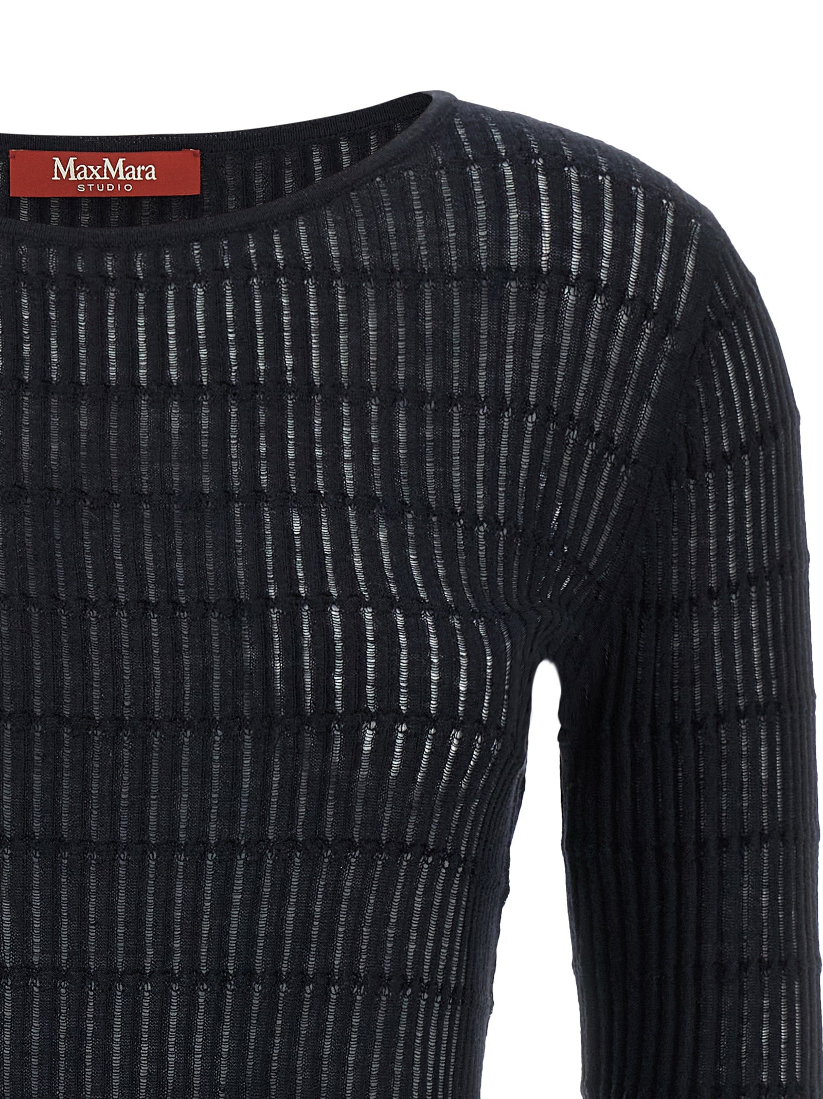 Max Mara Blue Silk Cardigan Max Mara
