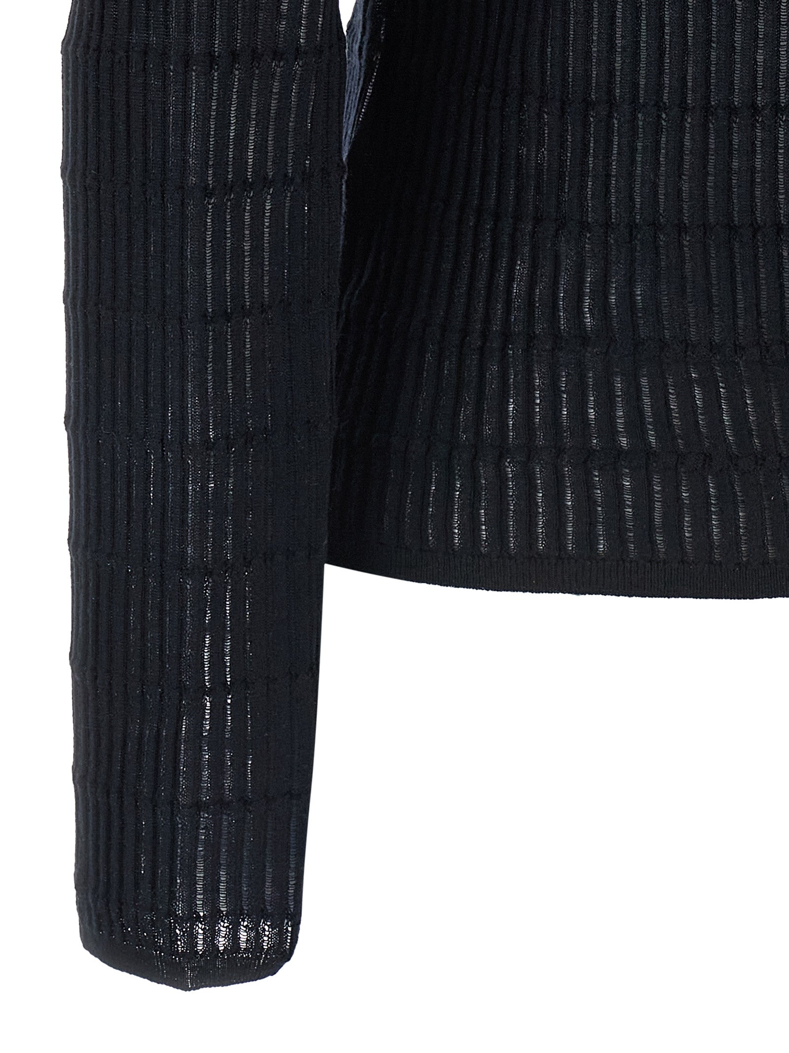 Max Mara Blue Silk Cardigan Max Mara