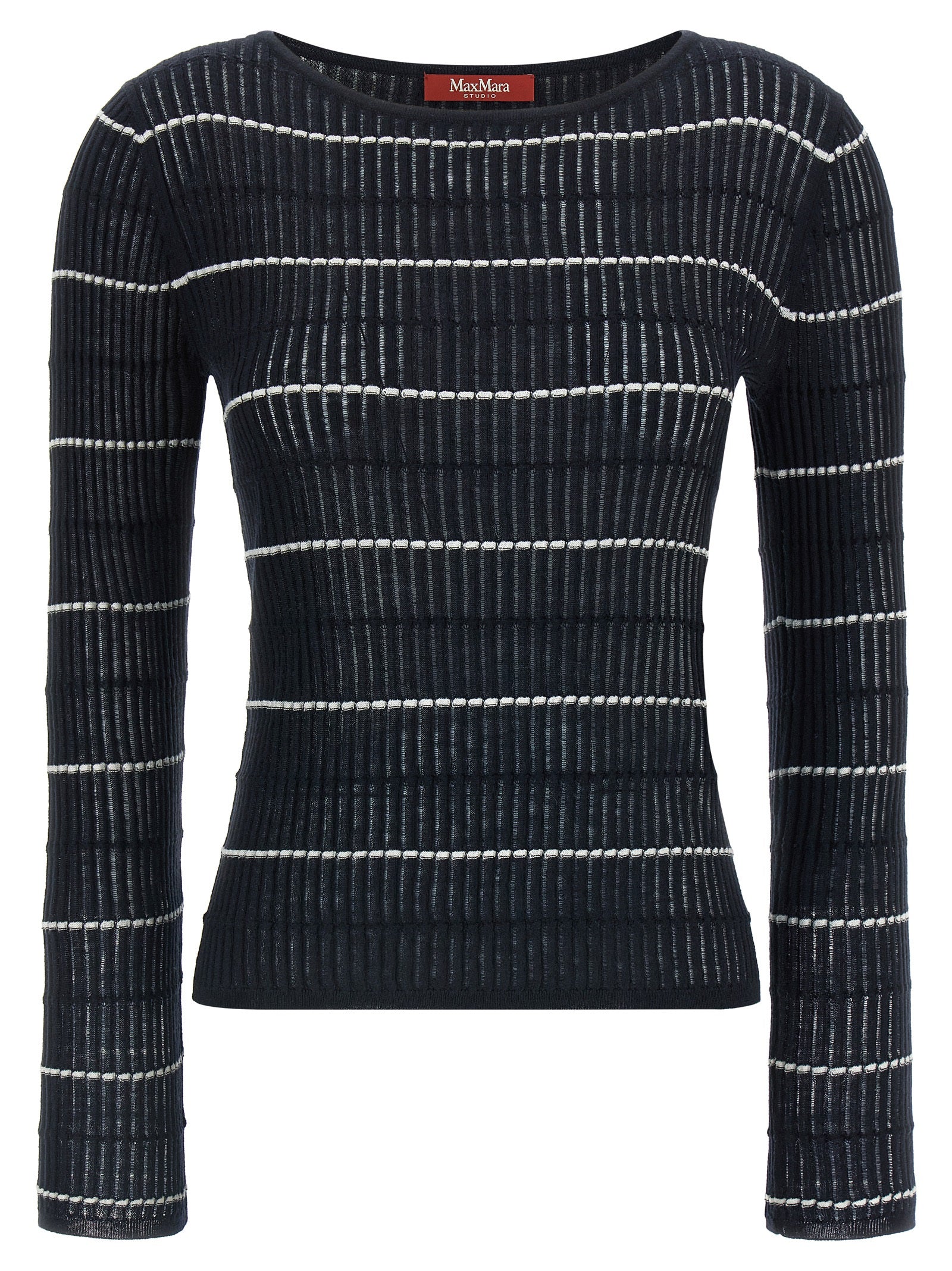 Max Mara Blue Silk Cardigan Max Mara