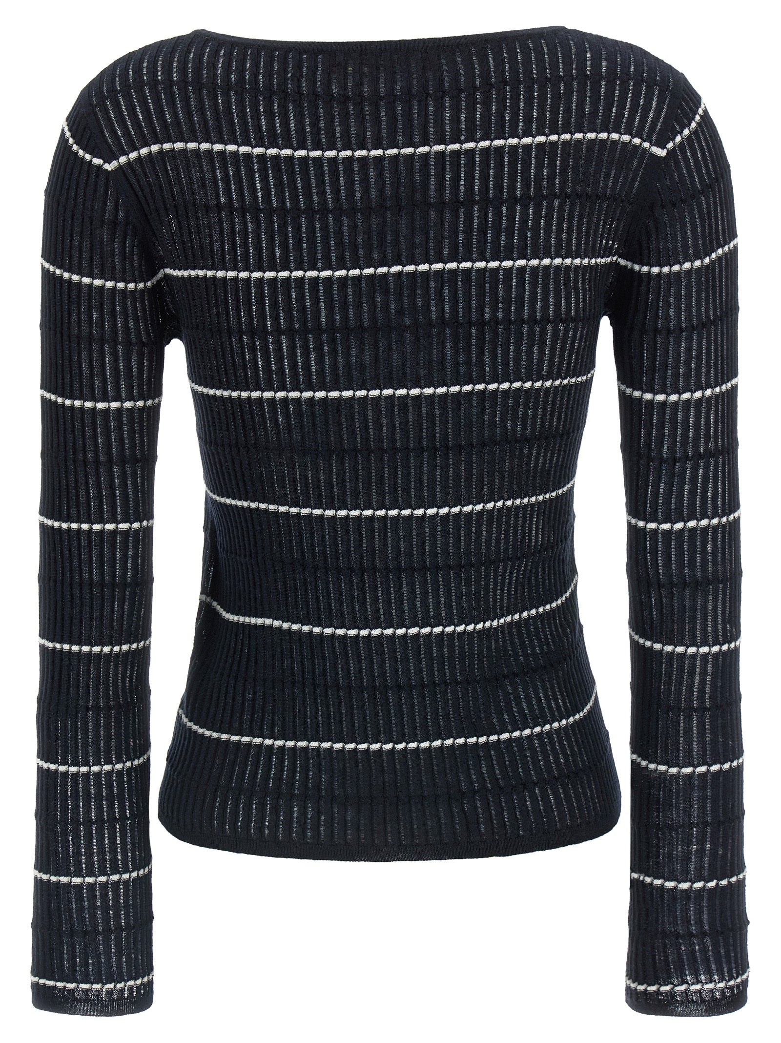 Max Mara Blue Silk Cardigan Max Mara