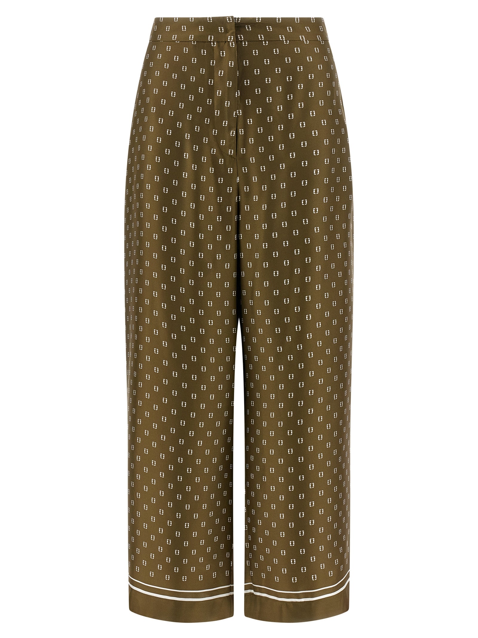 Max Mara Bicolor Silk Casual Pants Max Mara