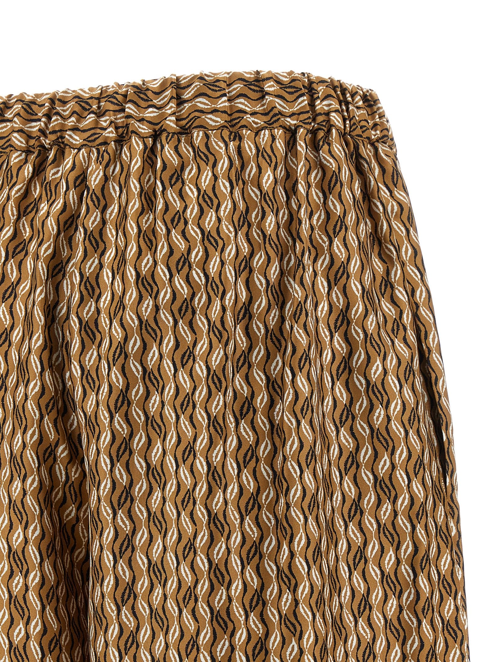 Max Mara Brown Silk Casual Pants Max Mara