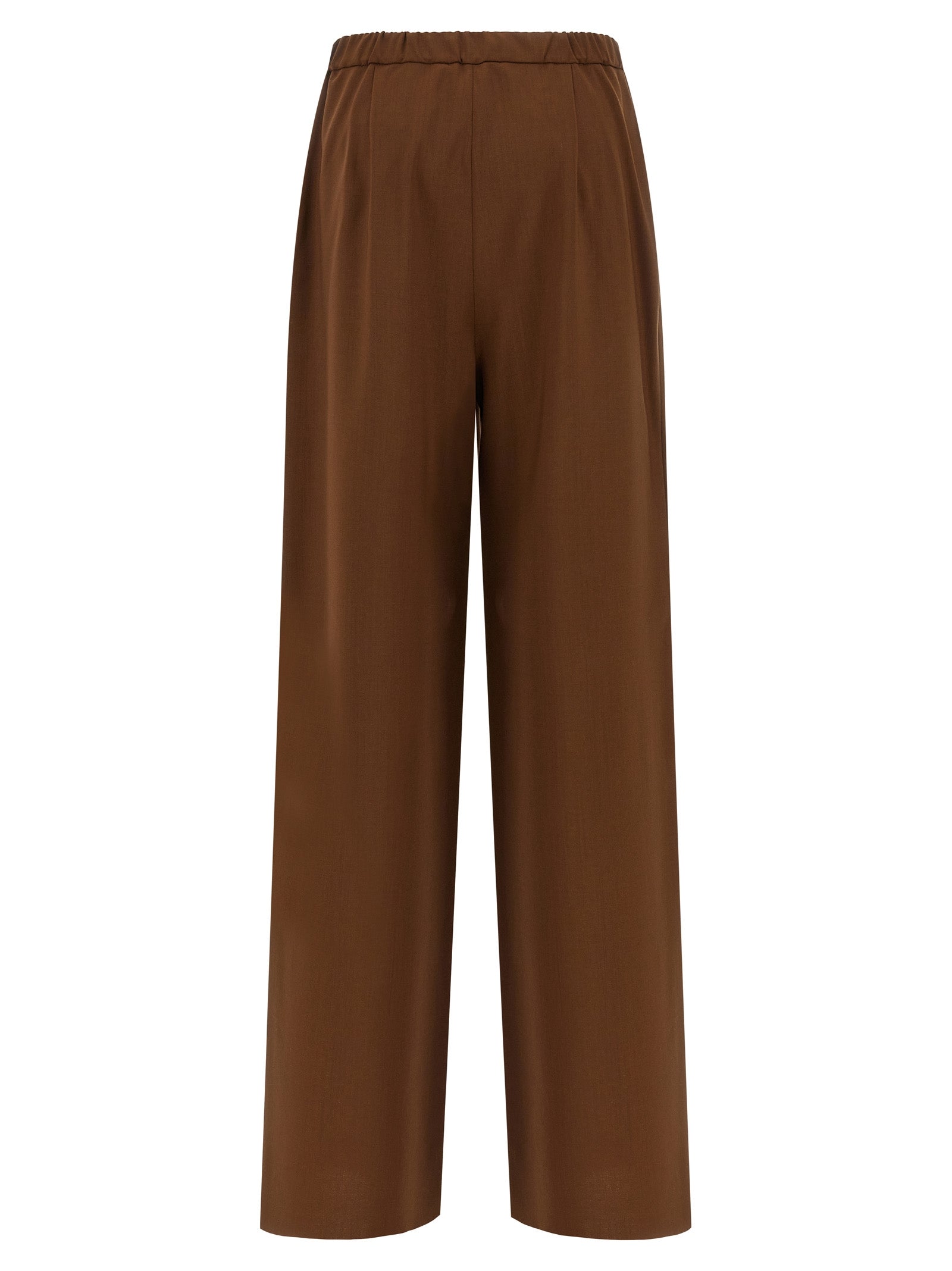 Max Mara Brown Virgin Wool Pants Max Mara