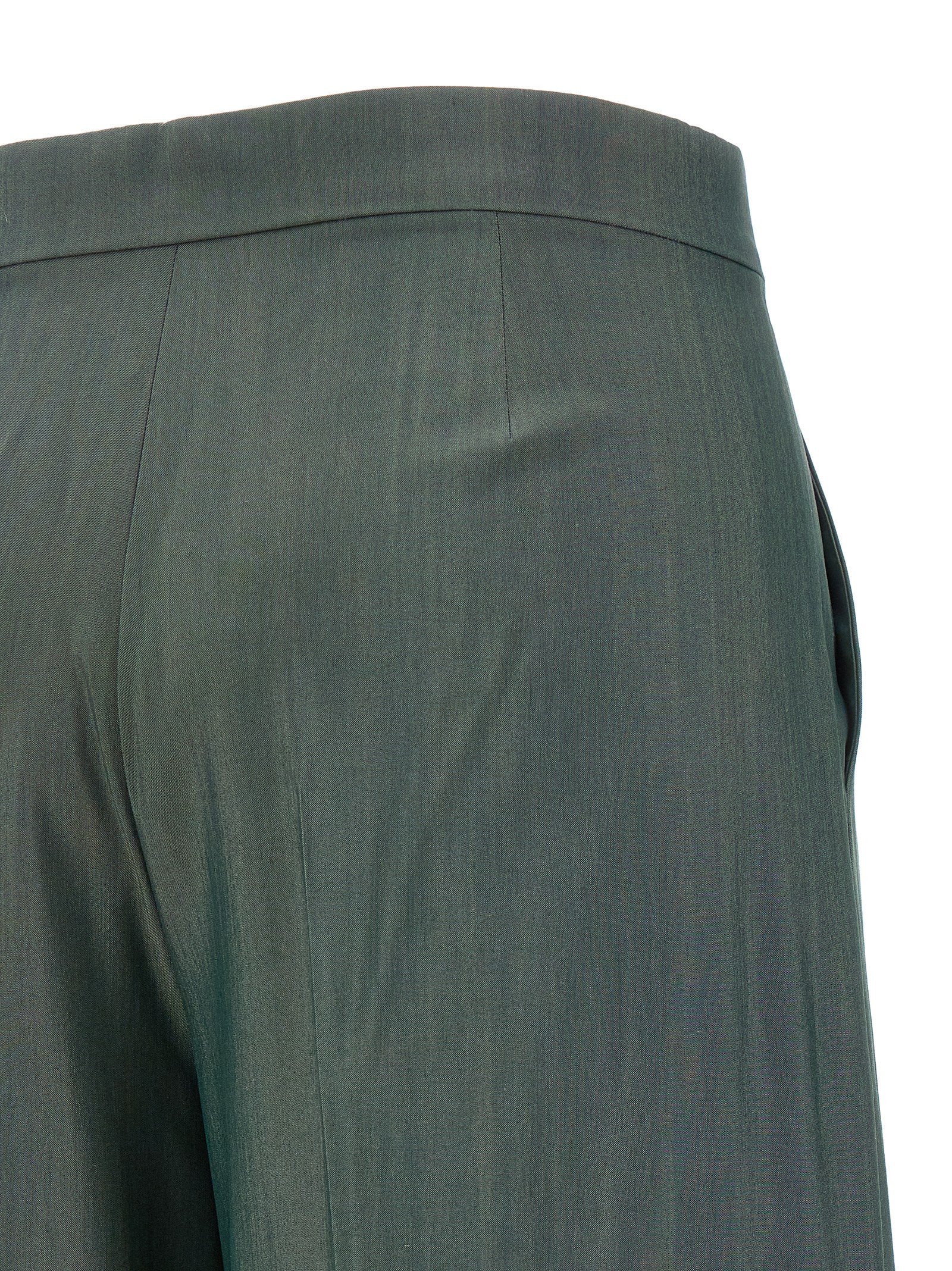 Max Mara Bicolor Virgin Wool Casual Pants Max Mara