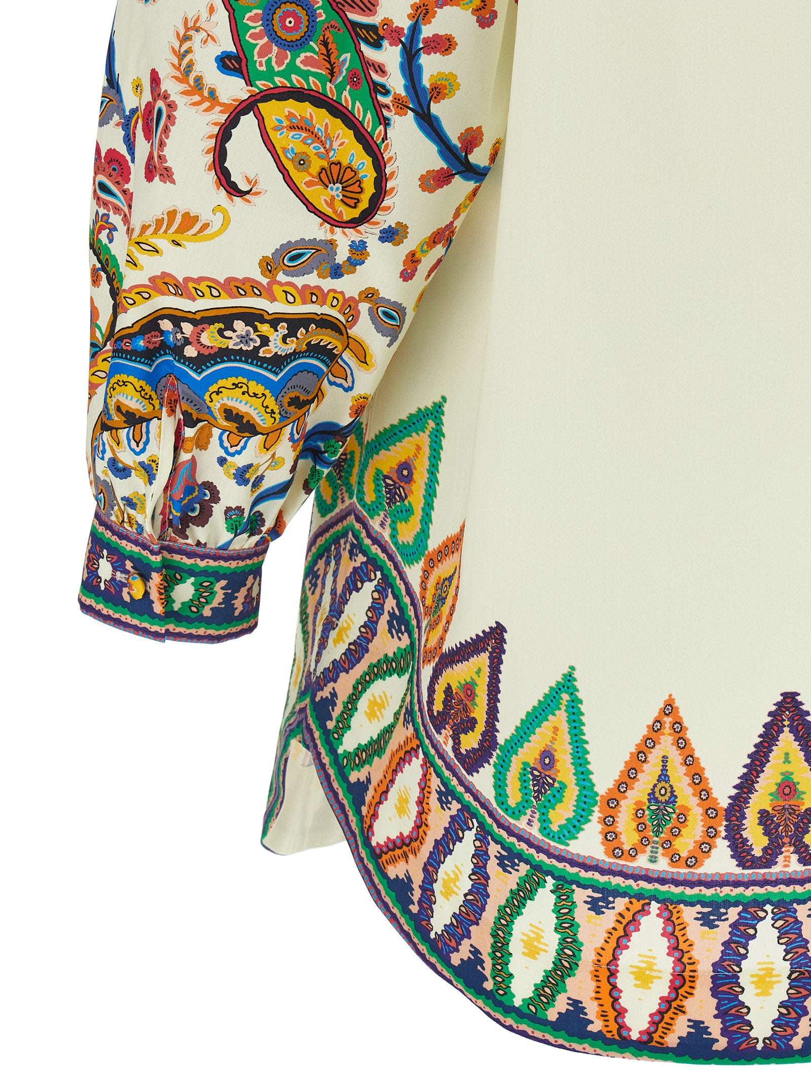 Etro Multicolor Cotton Short Dress Etro