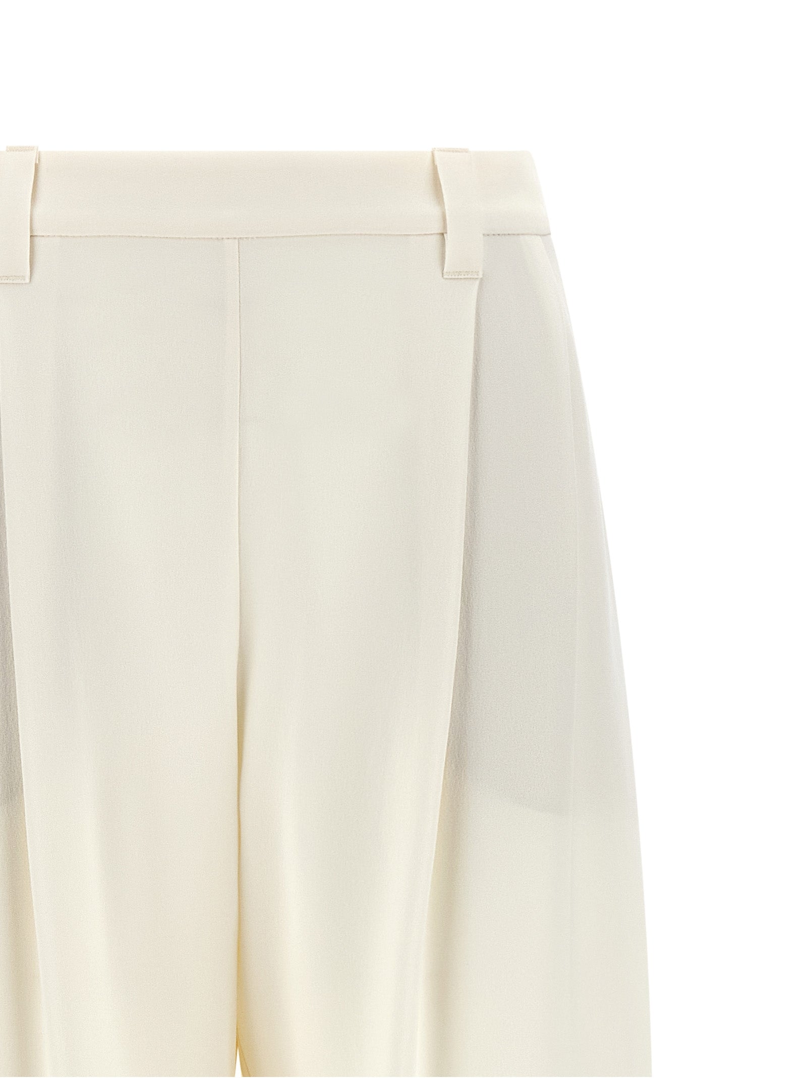 Brunello Cucinelli Beige Viscose Casual Pants Brunello Cucinelli