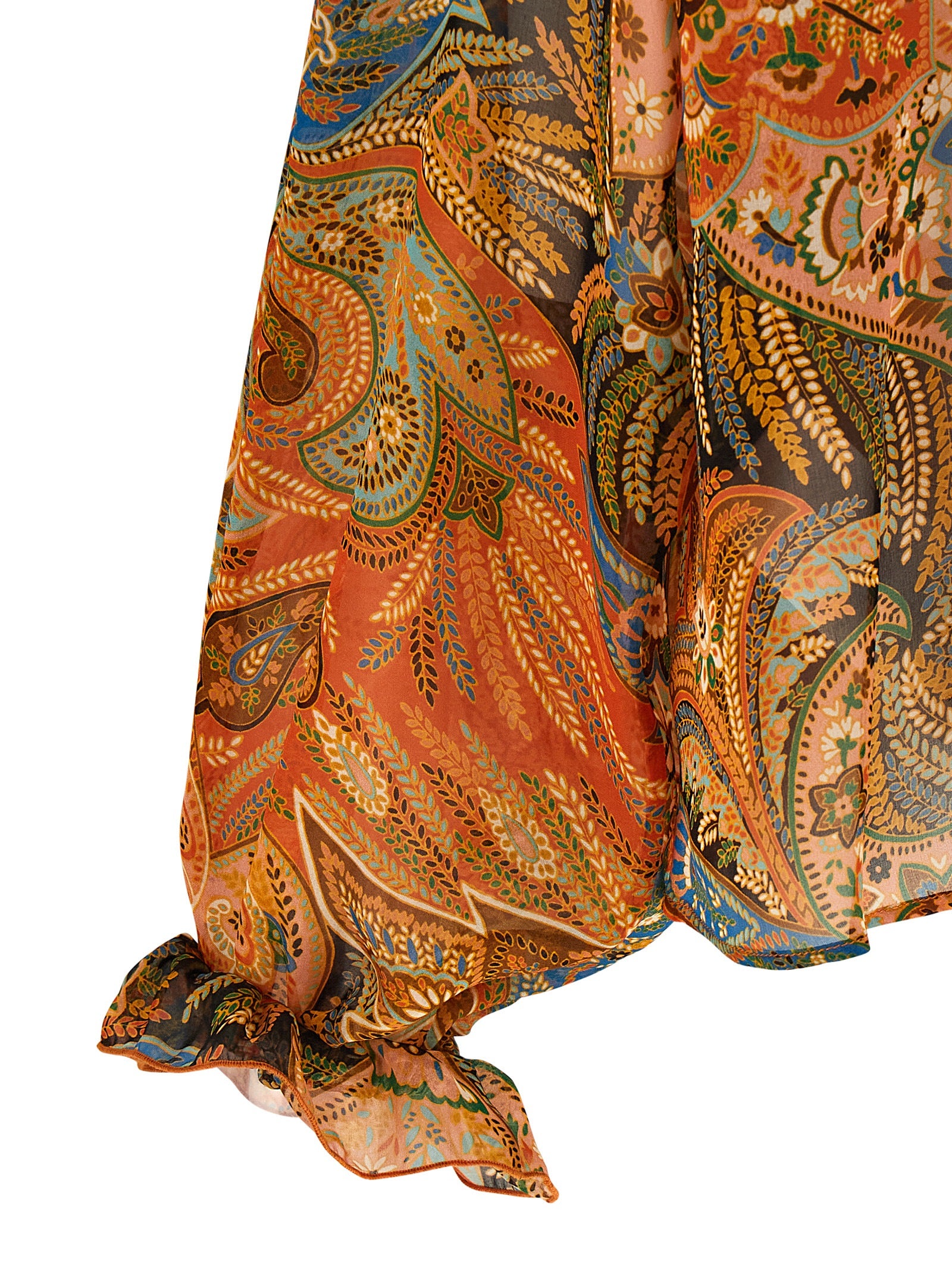 Etro Multicolor Silk Blouse Etro