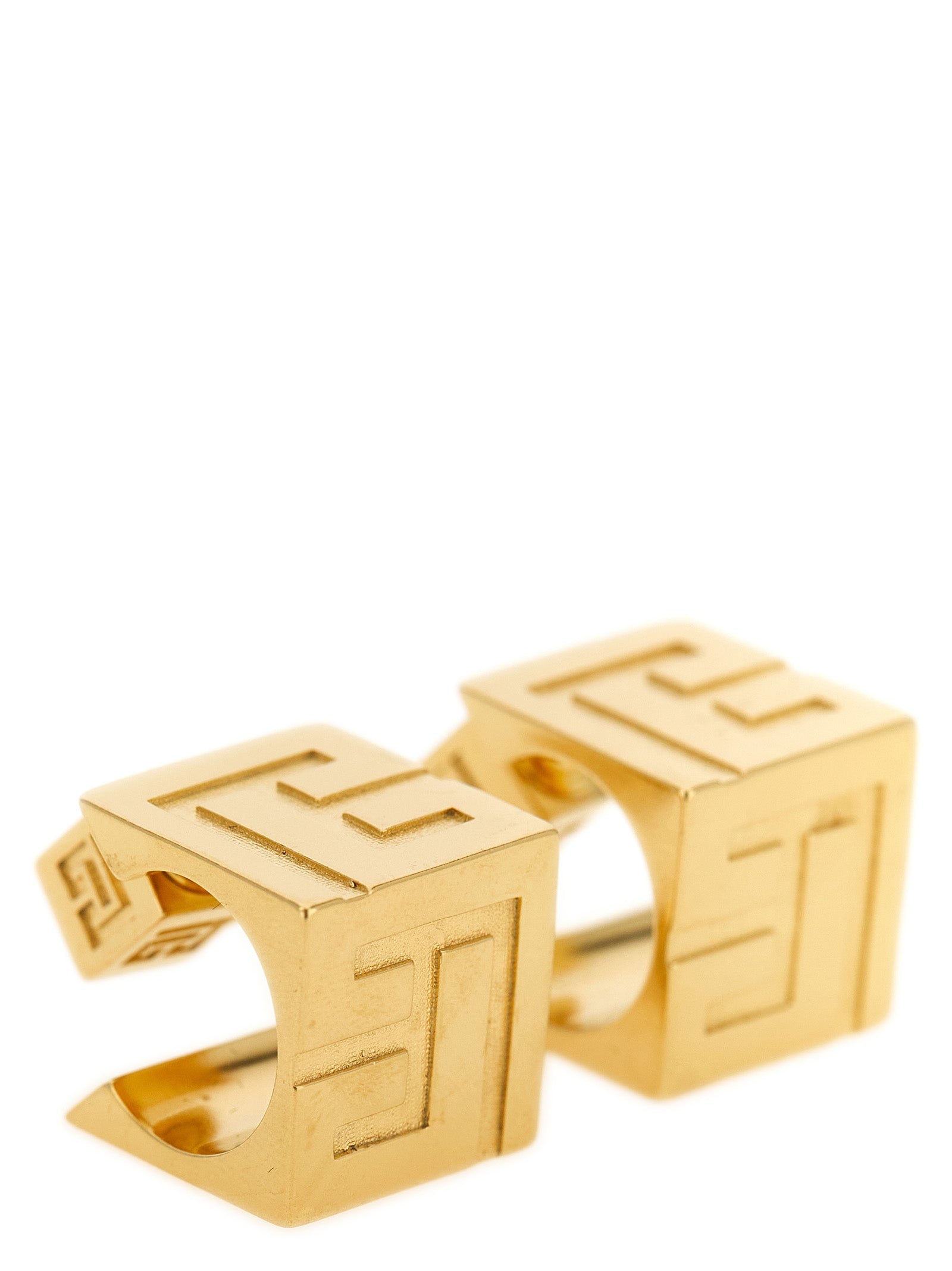 Balmain Gold Brass Earrings Balmain