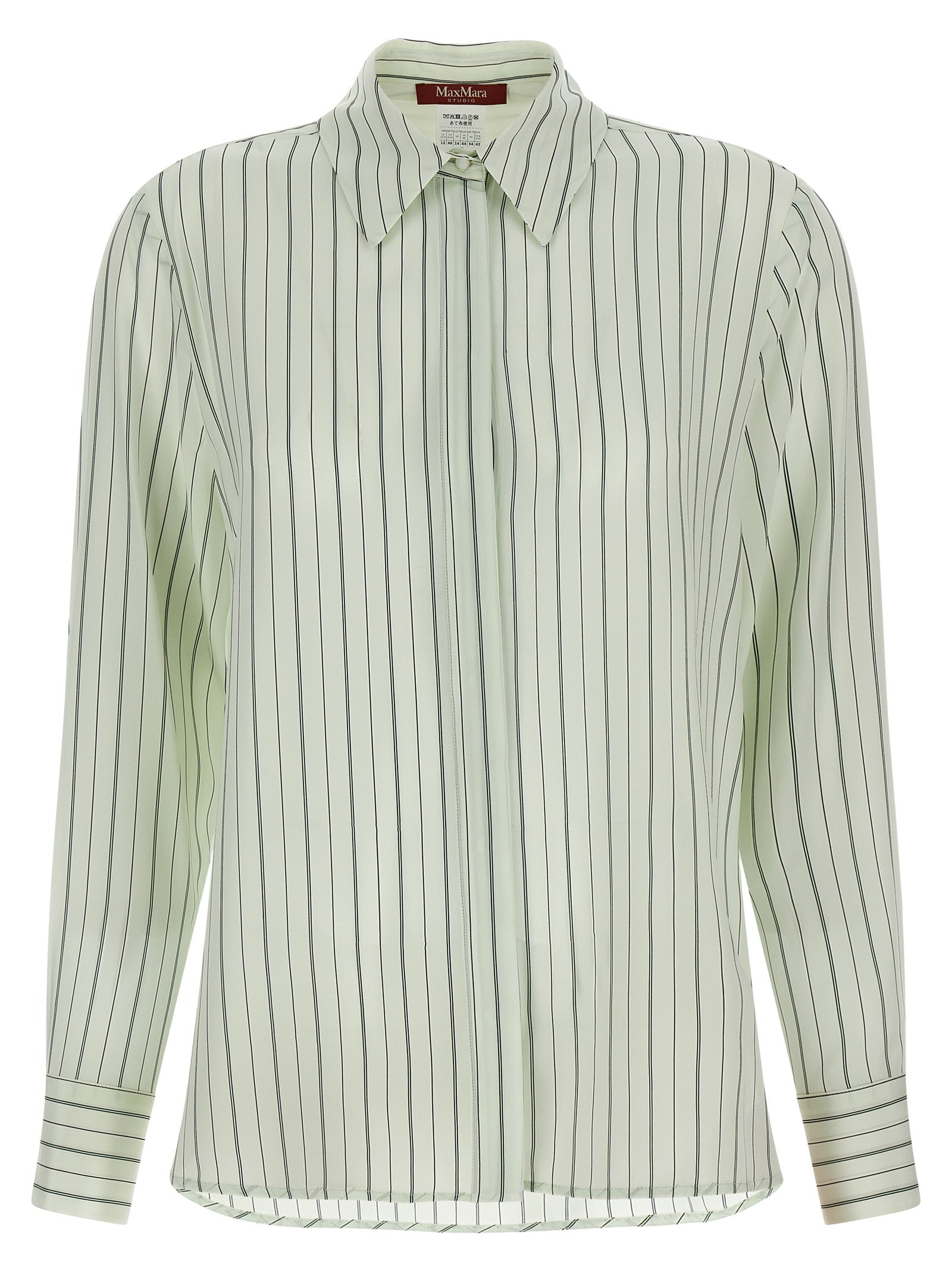 Max Mara Bicolor Silk Blouse Max Mara