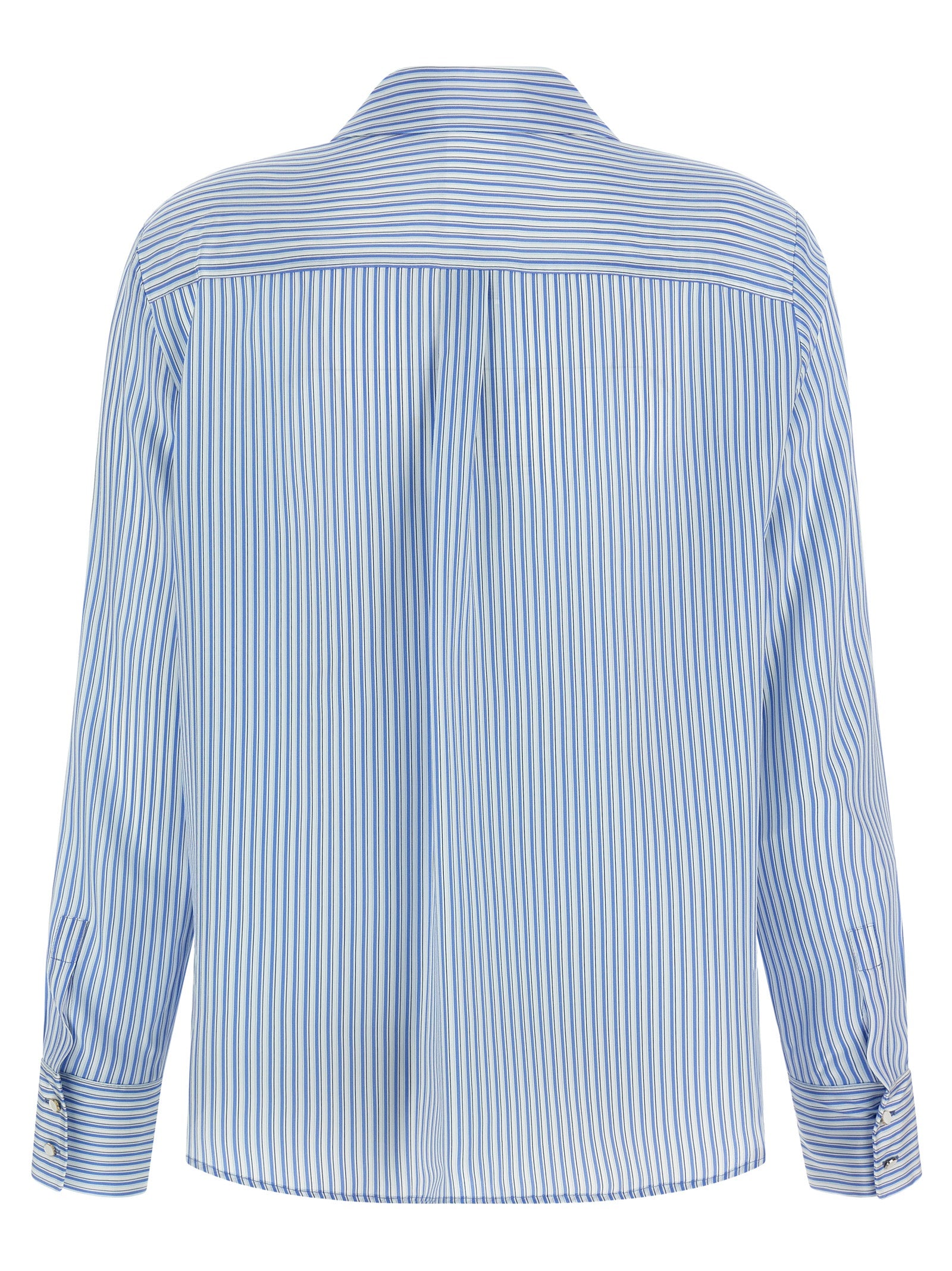 Max Mara Blue Silk Blouse Max Mara