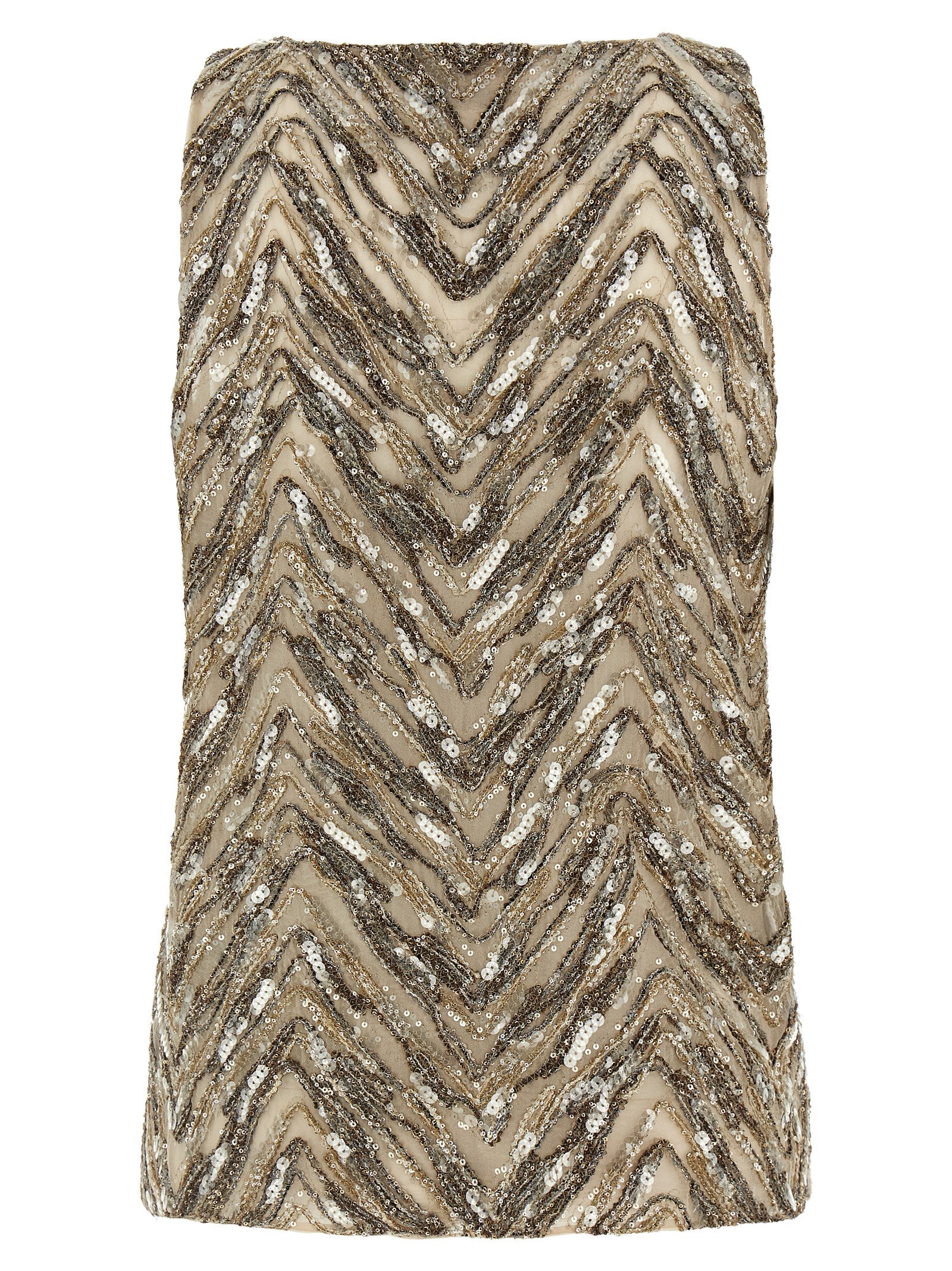 Brunello Cucinelli Beige Silk Tank Tops Brunello Cucinelli