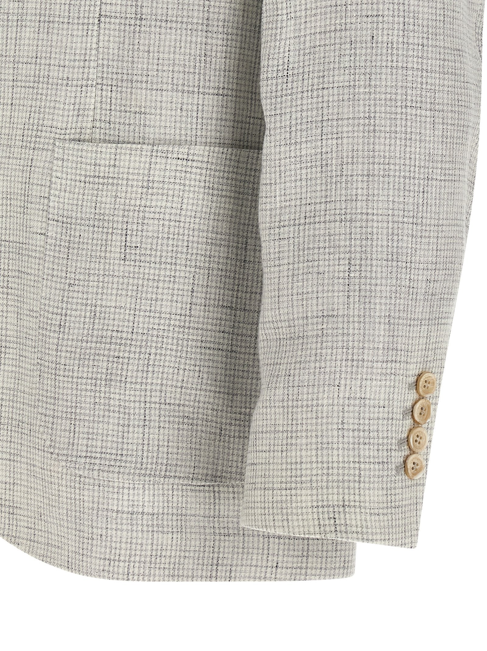 Brunello Cucinelli White Linen Blazer Brunello Cucinelli