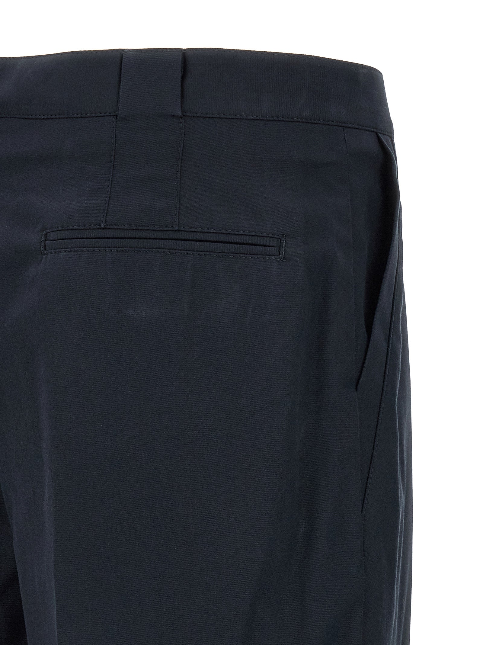 Brunello Cucinelli Blue Cotton Chino Pants Brunello Cucinelli