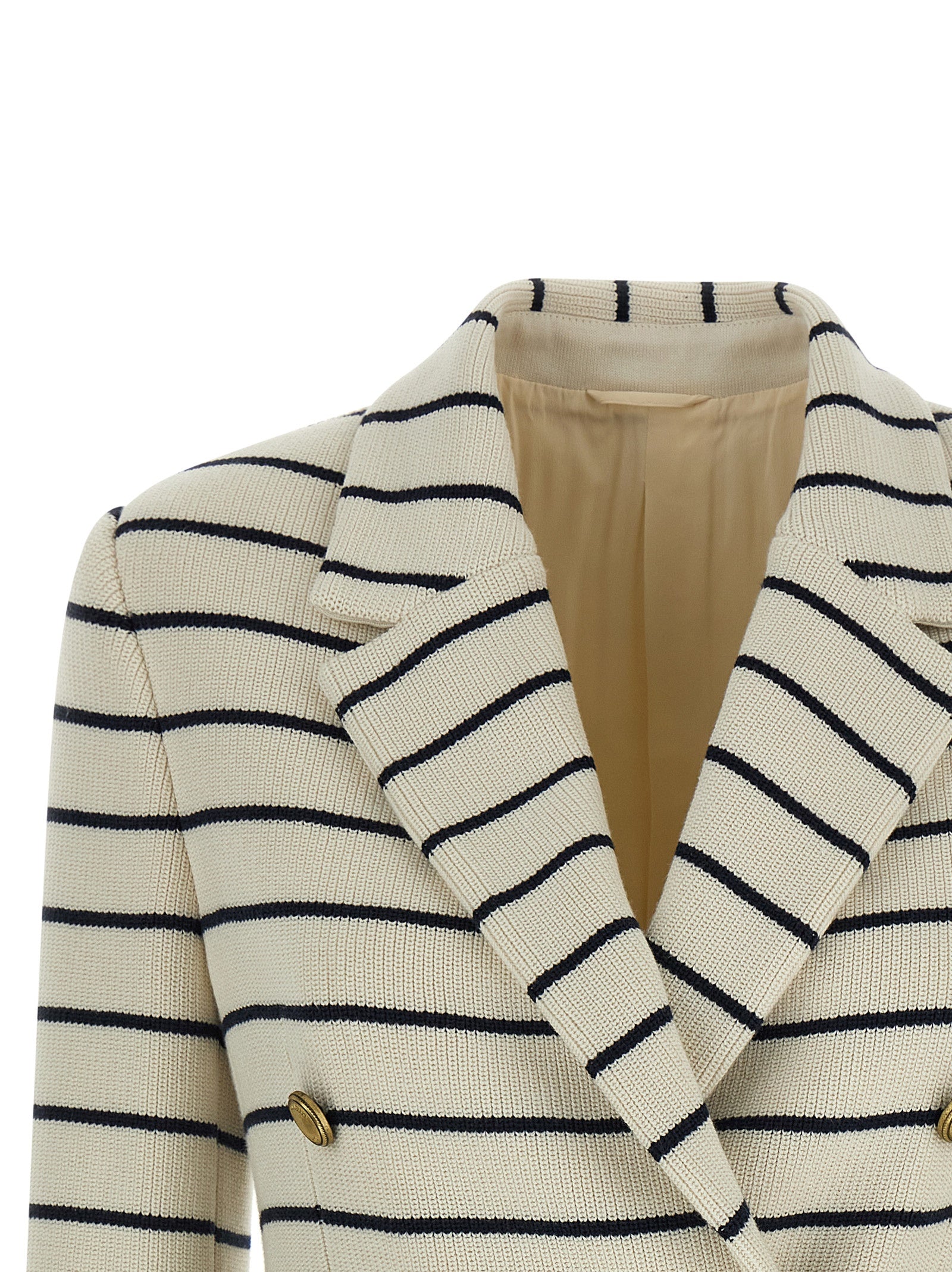 Brunello Cucinelli Blue Cotton Blazer Brunello Cucinelli
