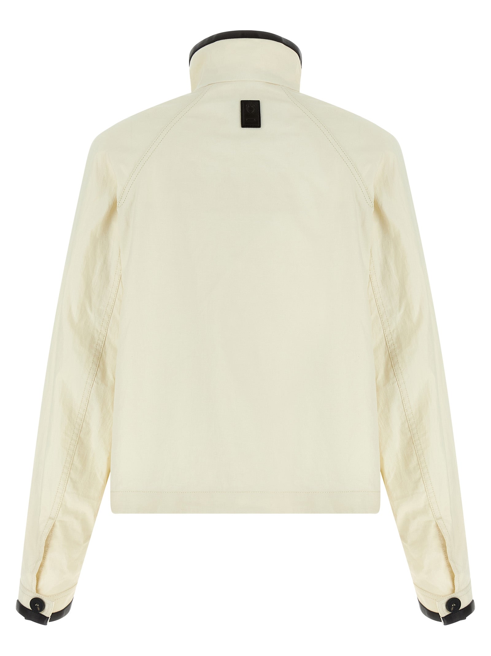 Ferragamo White Linen Full-Length Jacket Ferragamo