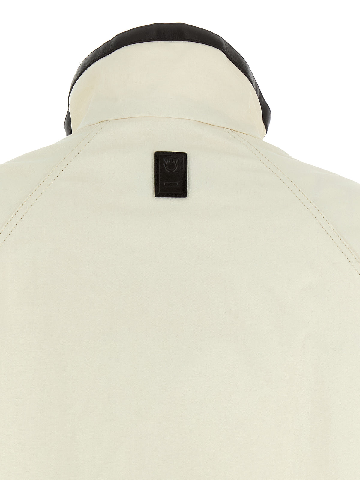 Ferragamo White Linen Full-Length Jacket Ferragamo