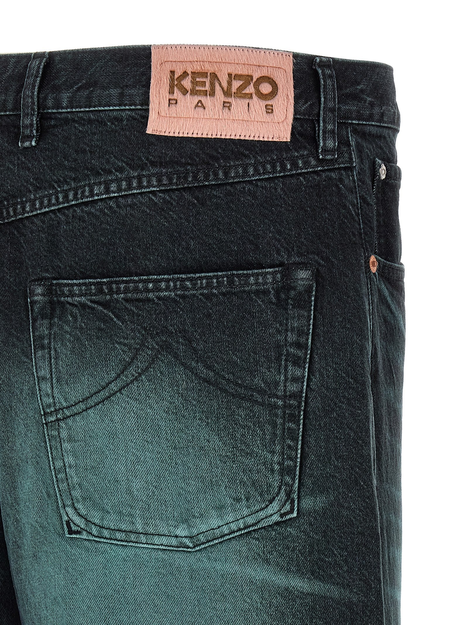 Kenzo Blue Cotton Jeans Denim Kenzo