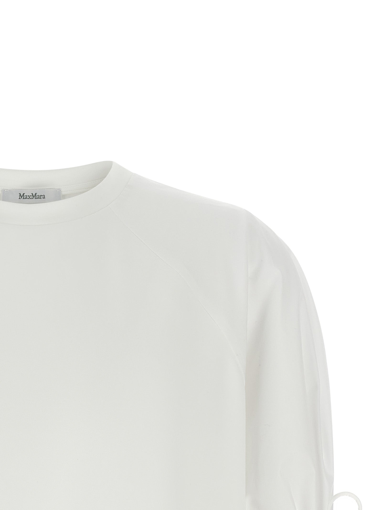 Max Mara White Polyamide T-Shirt Max Mara