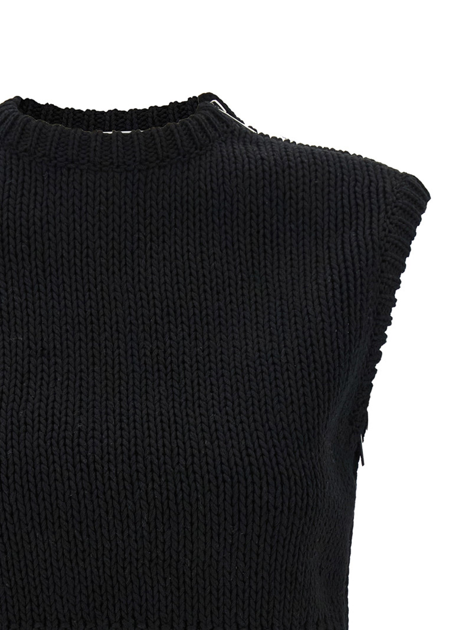 Max Mara Black Cotton Cardigan Max Mara
