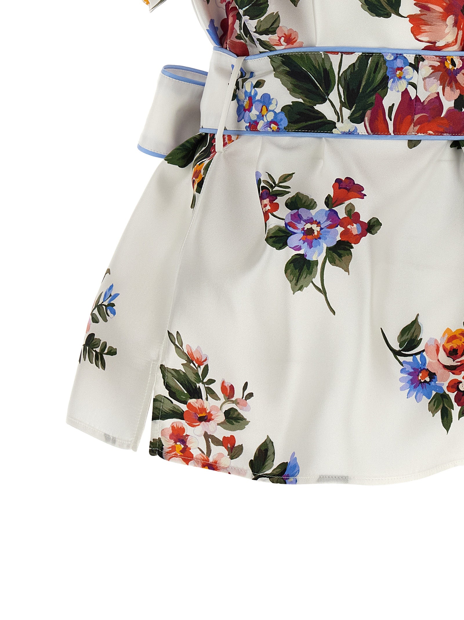 Dolce & Gabbana White Silk Blouse Dolce & Gabbana