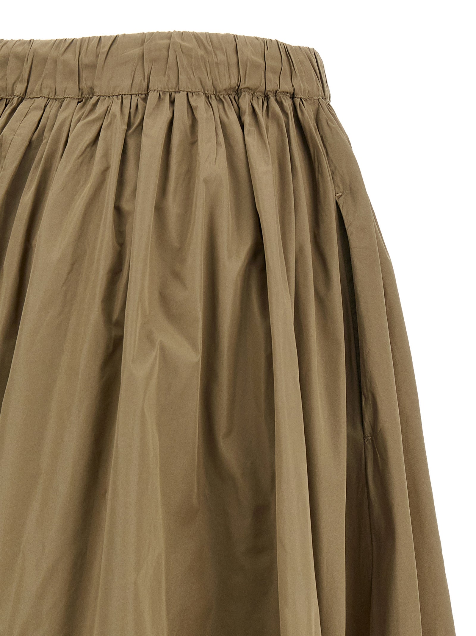 Max Mara Bicolor Polyester Midi Skirt Max Mara