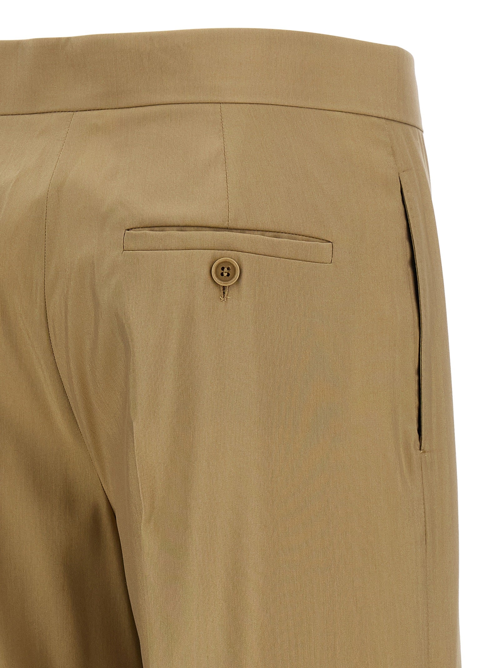 Max Mara Beige Virgin Wool Dress Pants Max Mara