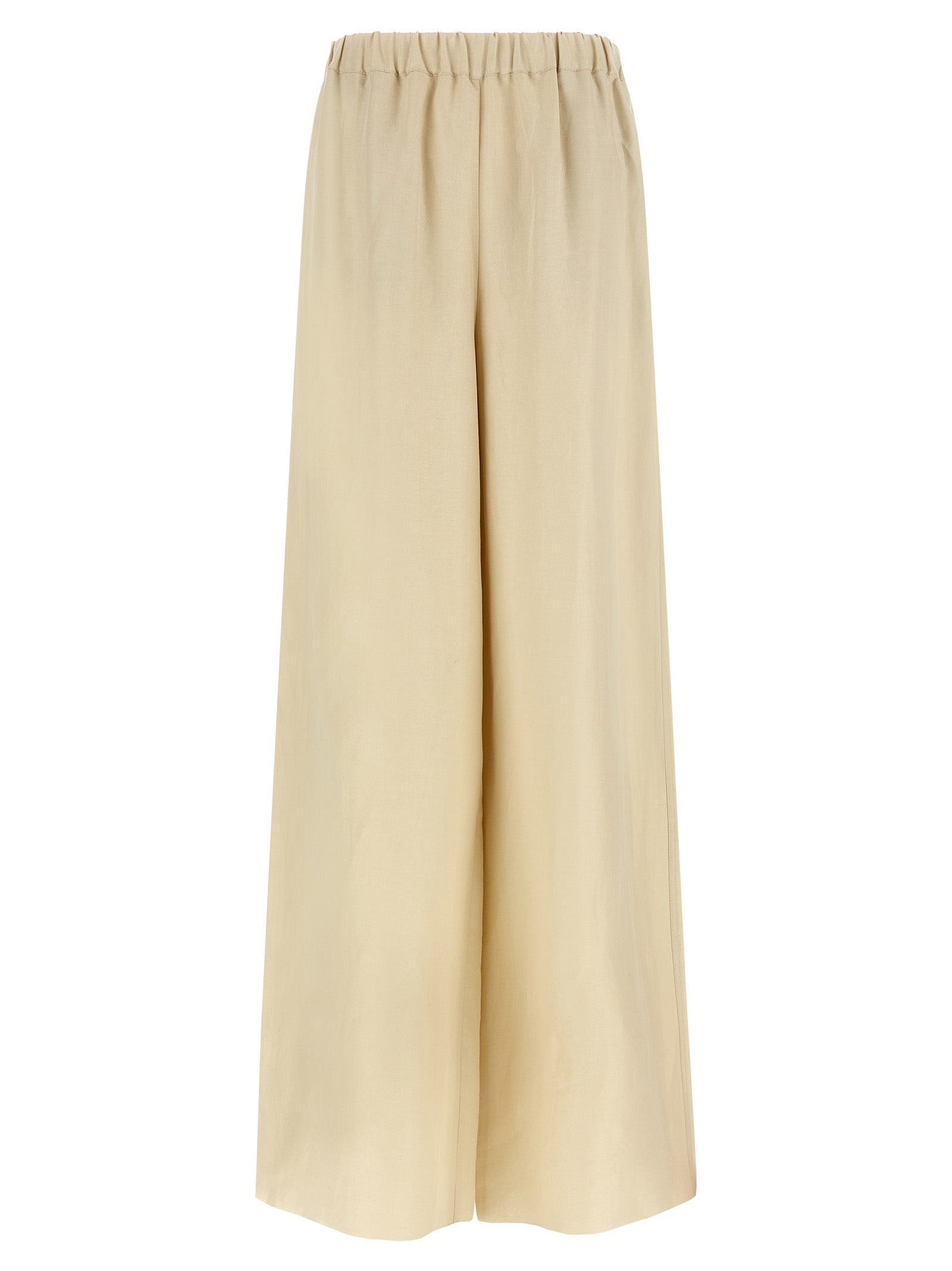Max Mara Beige Linen Casual Pants Max Mara