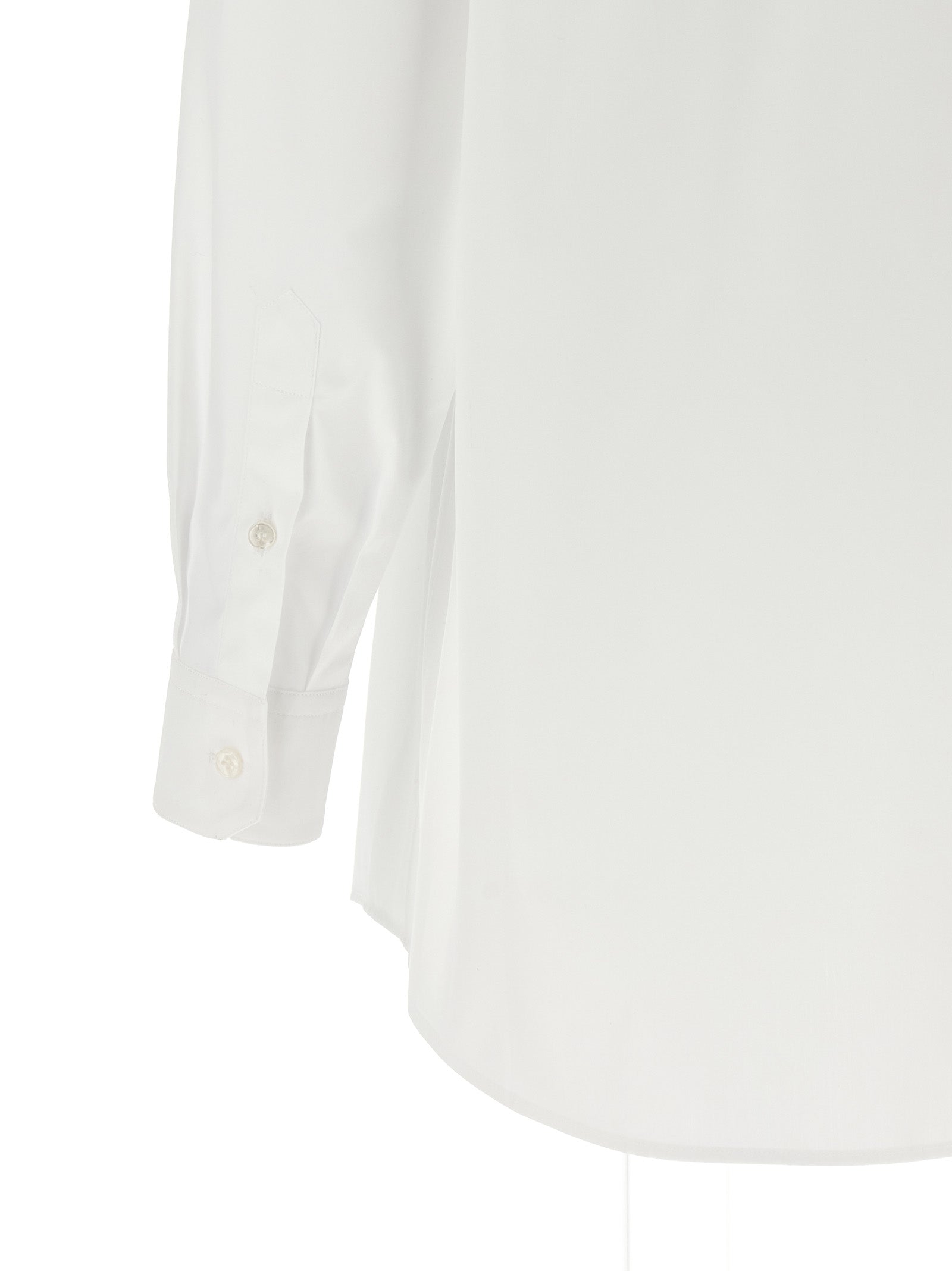 Dolce & Gabbana White Cotton Blouse Dolce & Gabbana